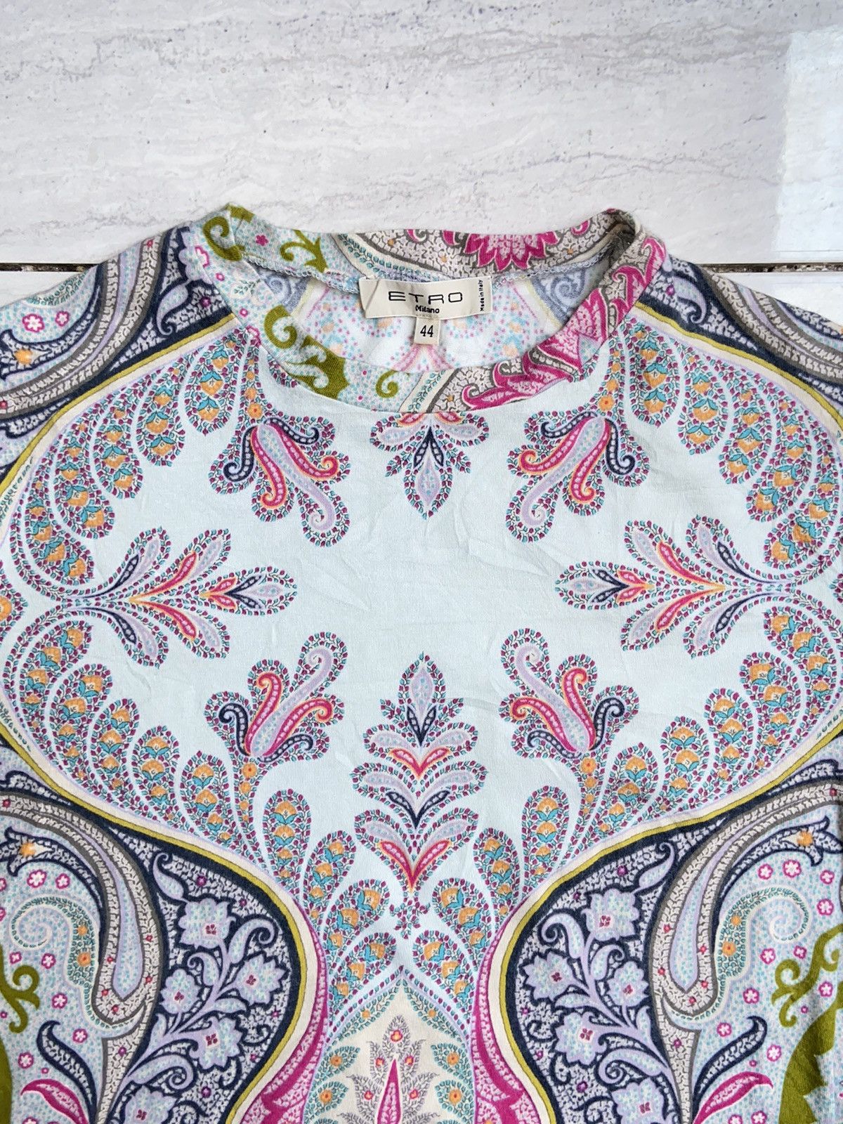 Designer × Etro ETRO Patterned T-Shirt Size S / US 4 / IT 40 - 3 Thumbnail