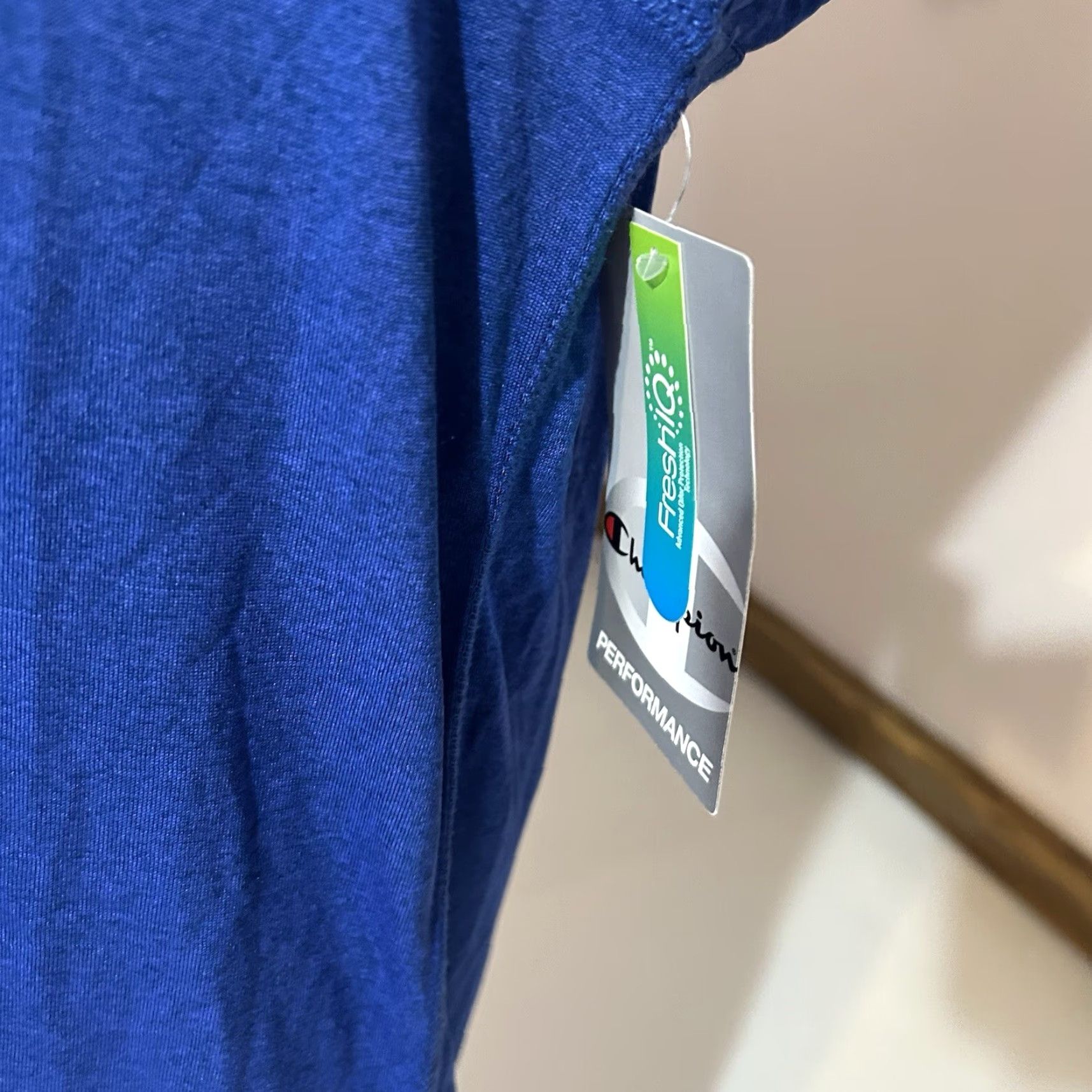 Champion VINTAGE Champion Performance Vapor Long Sleeve Blue Men L NWT New Dead Stock 2015 Size US L / EU 52-54 / 3 - 5 Thumbnail