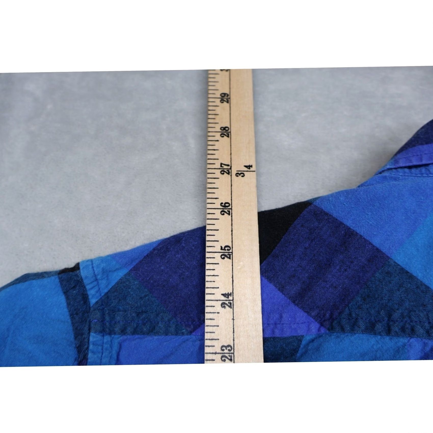 Pendleton Pendleton Wave Shirt Mens Blue Buffalo Plaid Short Sleeve Button Up Casual Shirt Size US L / EU 52-54 / 3 - 6 Thumbnail