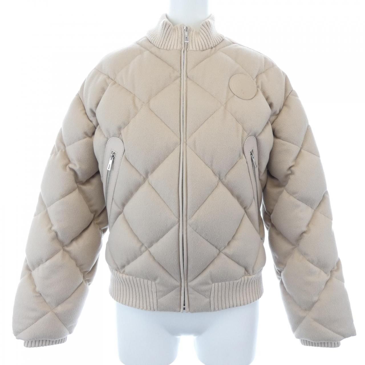 Hermes Hermes Hermes Short Puffer Coat Cashmere Down Jacket Textile Outerwear DUTY FREE for USA Size ONE SIZE - 1 Thumbnail