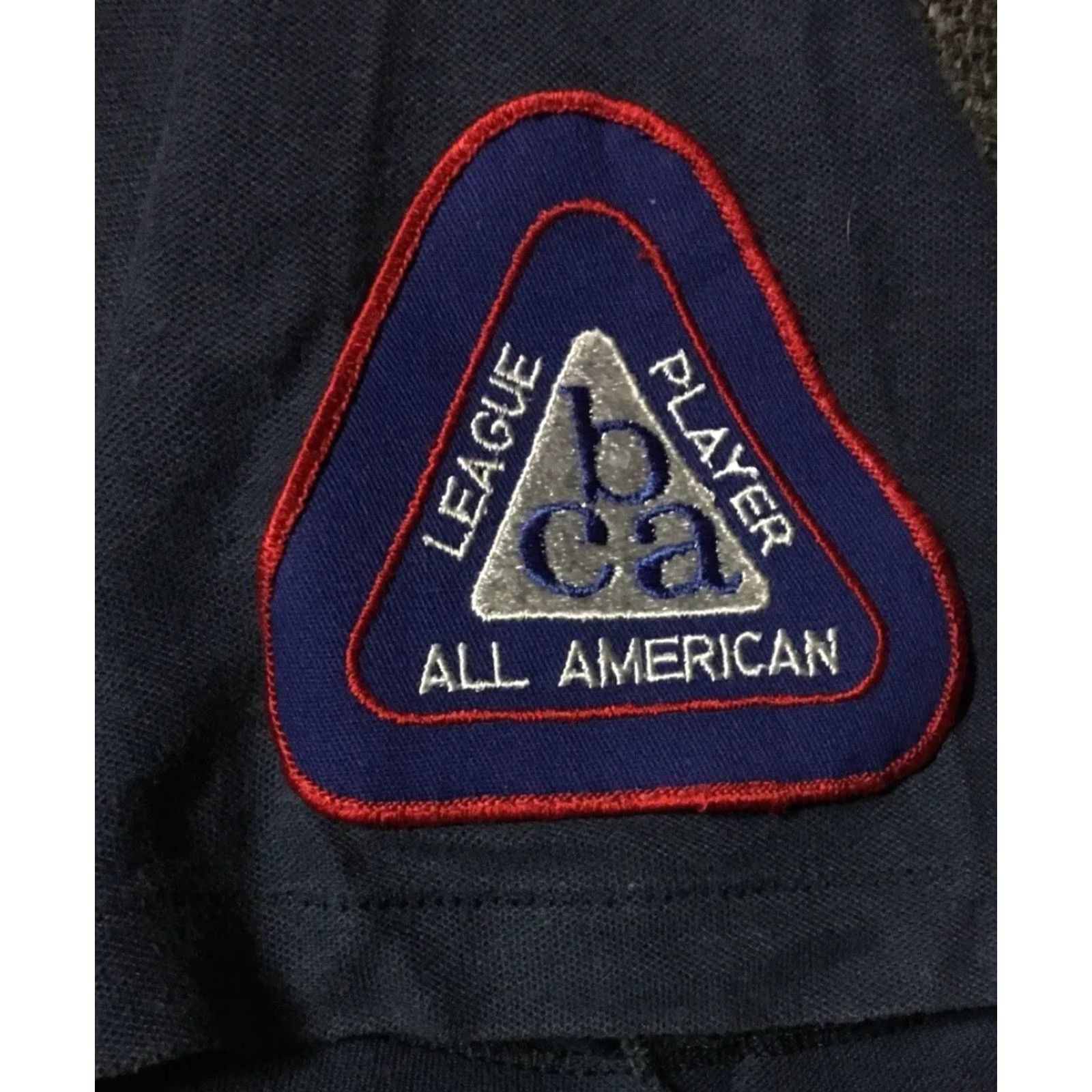 Vintage VINTAGE Mis Que Bar Faded Polo Shirt L USA Blue Striped Bar Bowling Billiards 80s 90s Grunge USA Mens Size US L / EU 52-54 / 3 - 4 Thumbnail