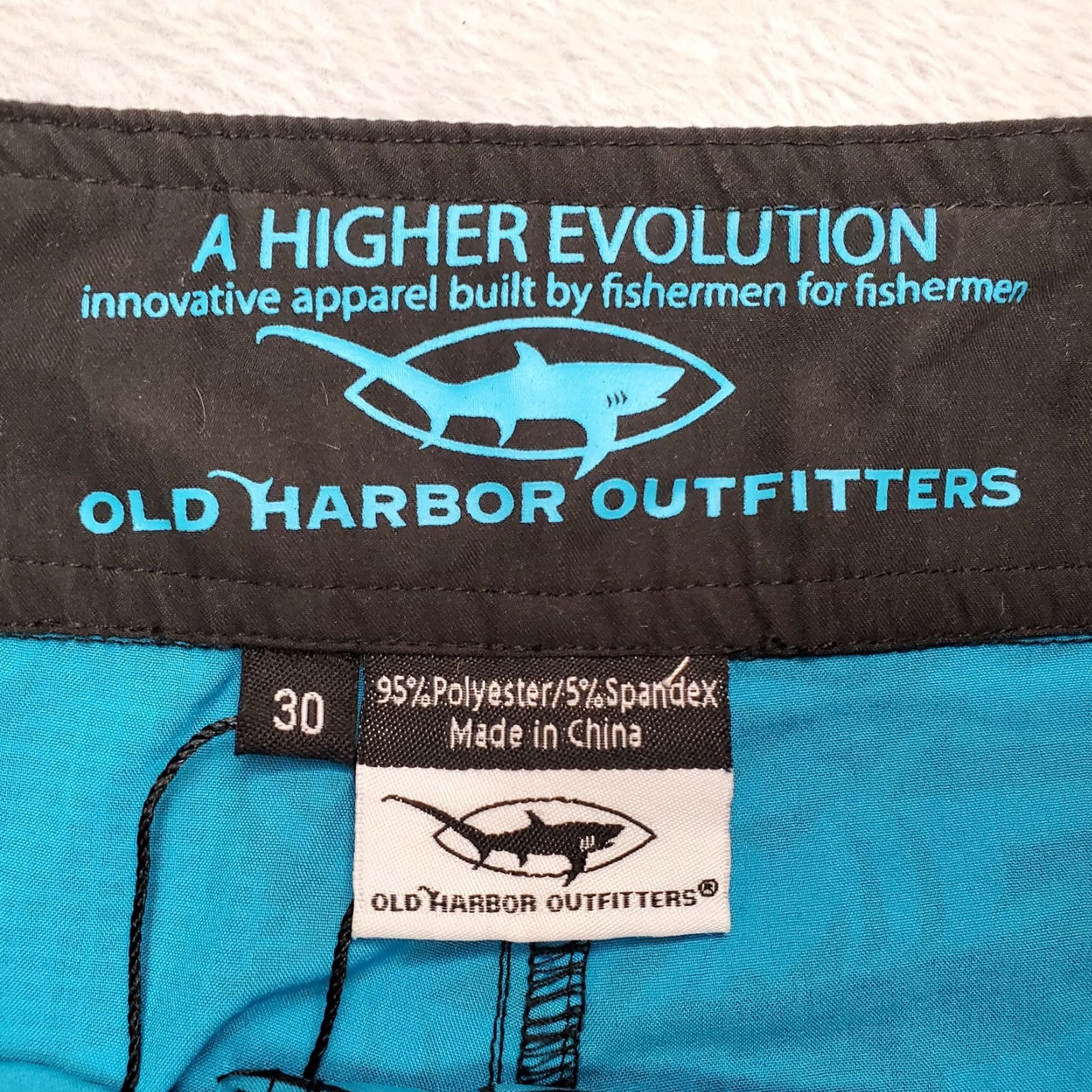 Vintage VINTAGE Old Harbor Board Shorts Mens 30 Blue Hybrid Fishing Fisherman Unlined Swim Size US 30 / EU 46 - 3 Thumbnail
