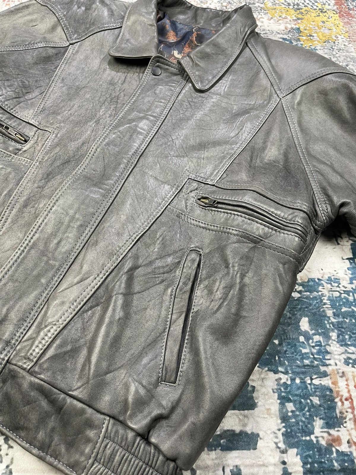Vintage Vintage Roger David Genuine Lamb Skin Jacket Size US M / EU 48-50 / 2 - 2 Thumbnail