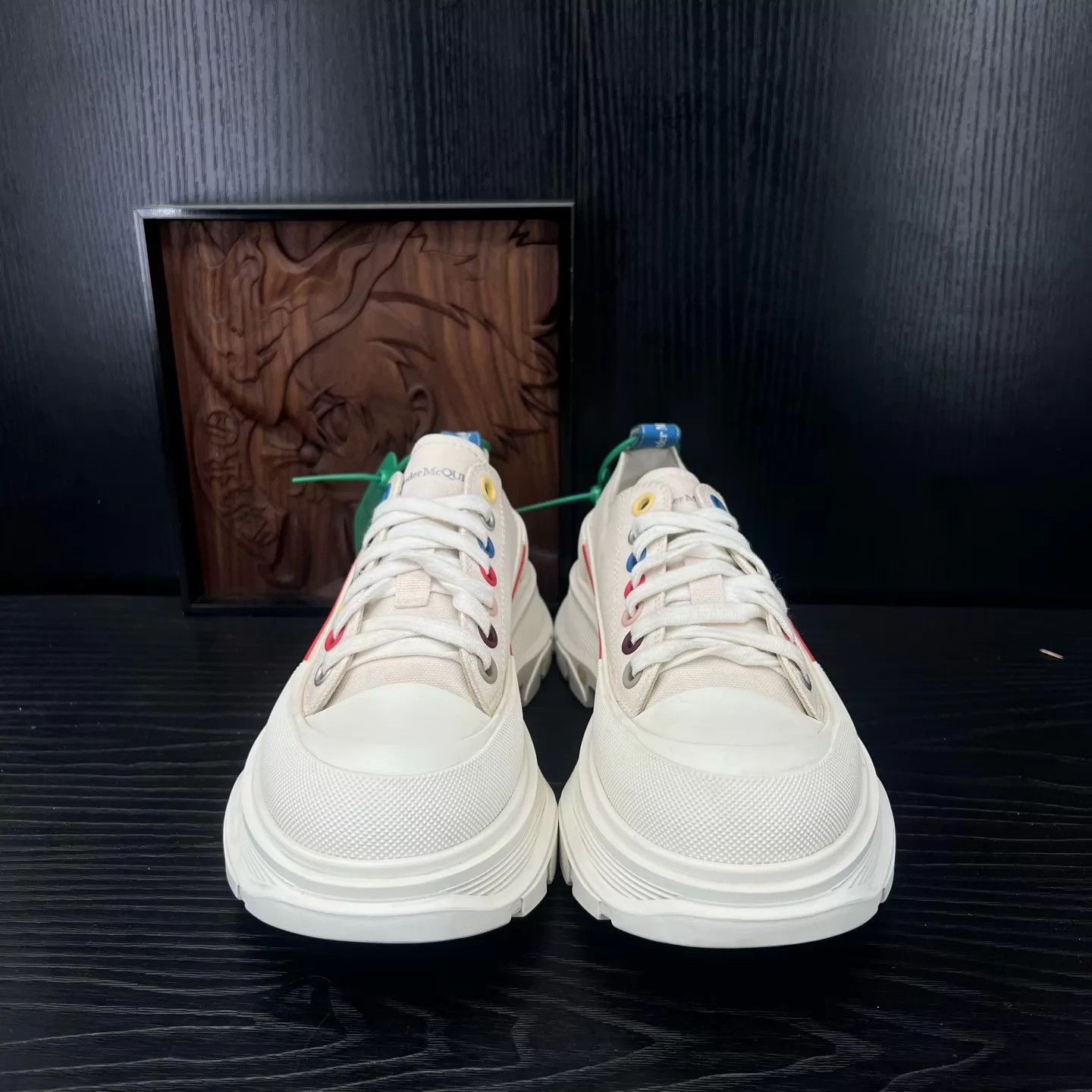 Alexander McQueen Alexander McQueen white rainbow Martin boots 39.5 Size US 6.5 / EU 39-40 - 4 Thumbnail