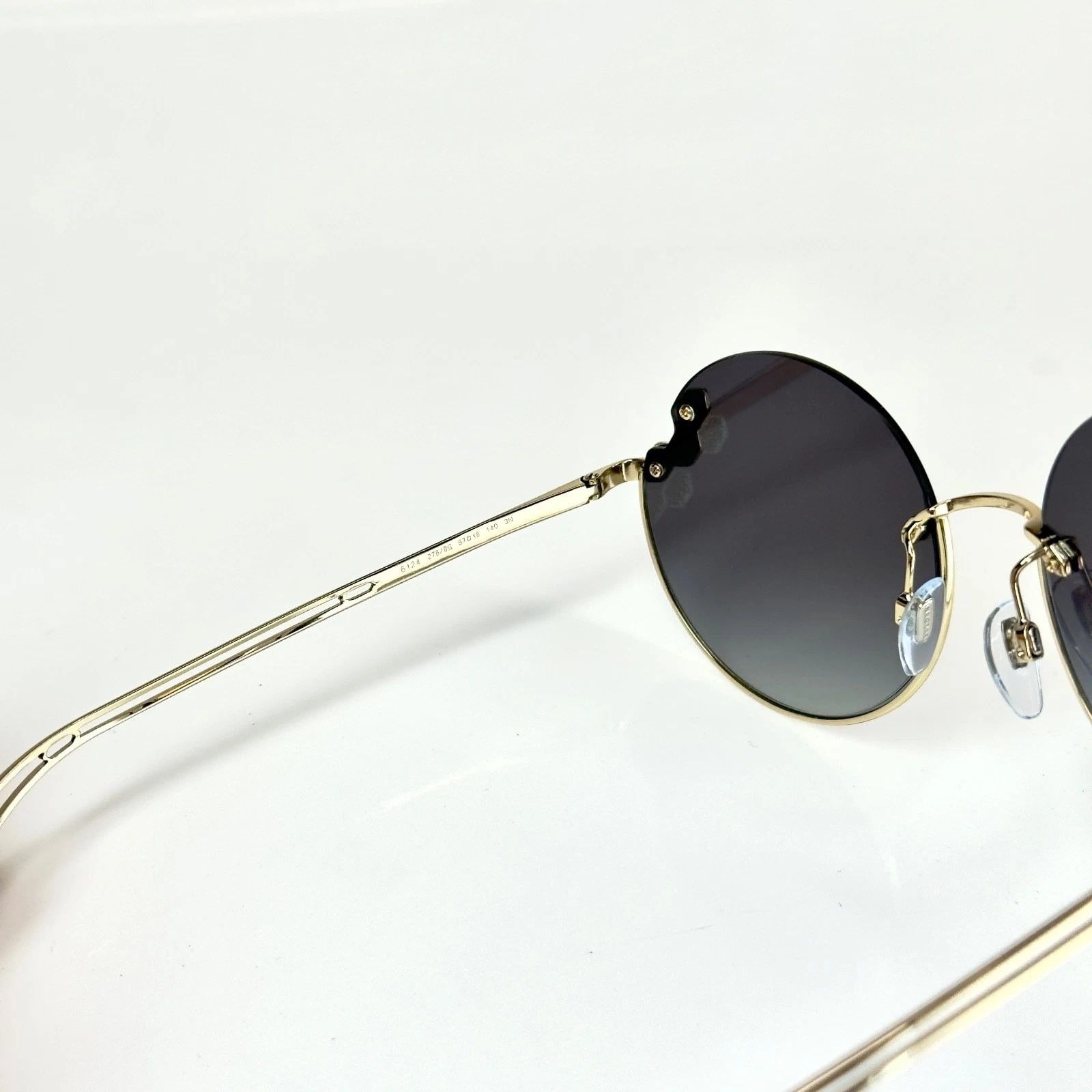 Bvlgari BVLGARI BV6124 SERPENTEYES Gold Black Round 6124 SERPENTI Size ONE SIZE - 3 Thumbnail