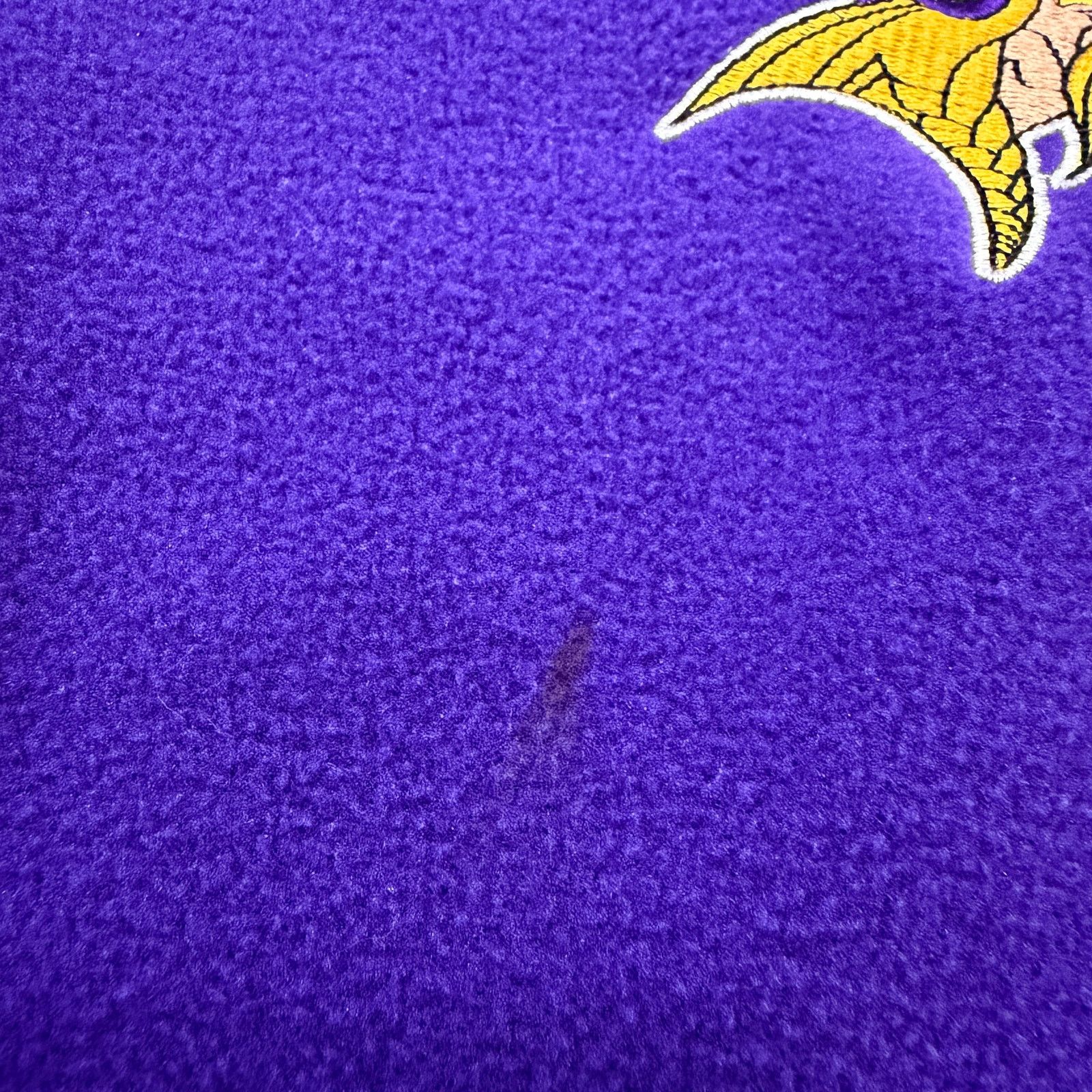 Vintage Vintage Minnesota Vikings Quarter Zip Mens 2XL Purple Yellow Size US XXL / EU 58 / 5 - 4 Thumbnail