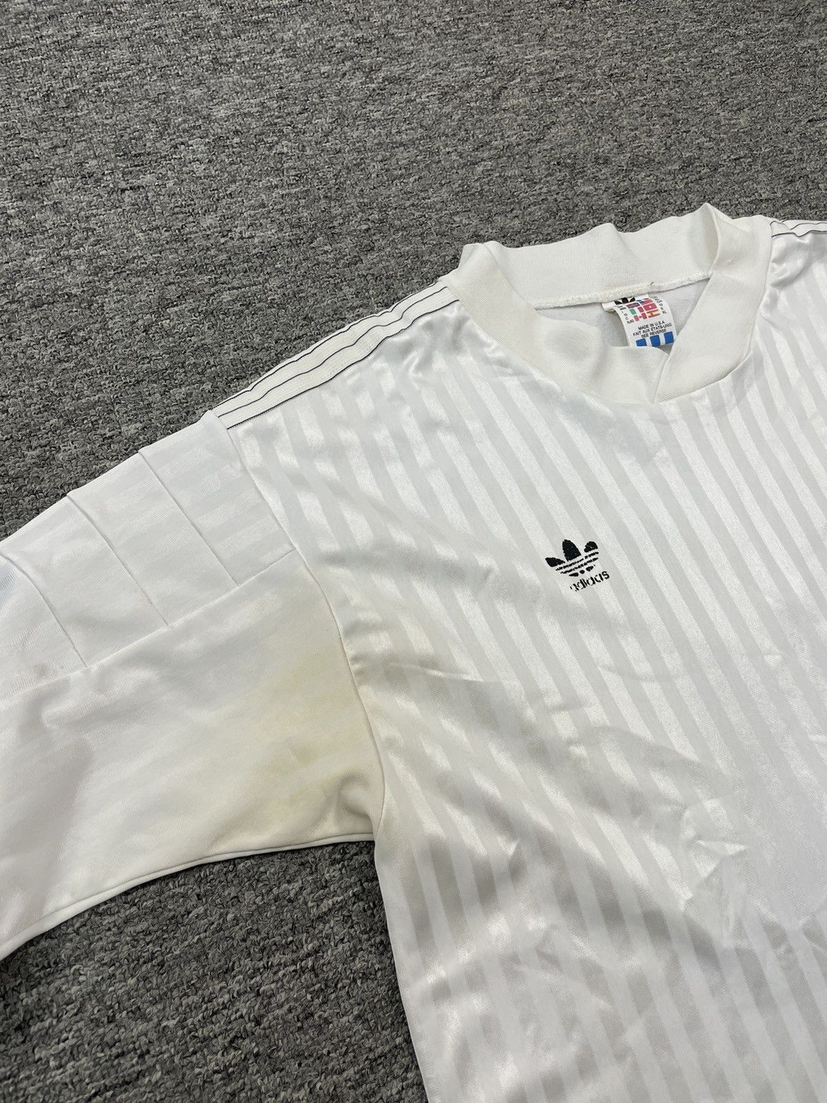 Adidas Vintage 90s Adidas Jersey Long Sleeve Size US L / EU 52-54 / 3 - 7 Thumbnail