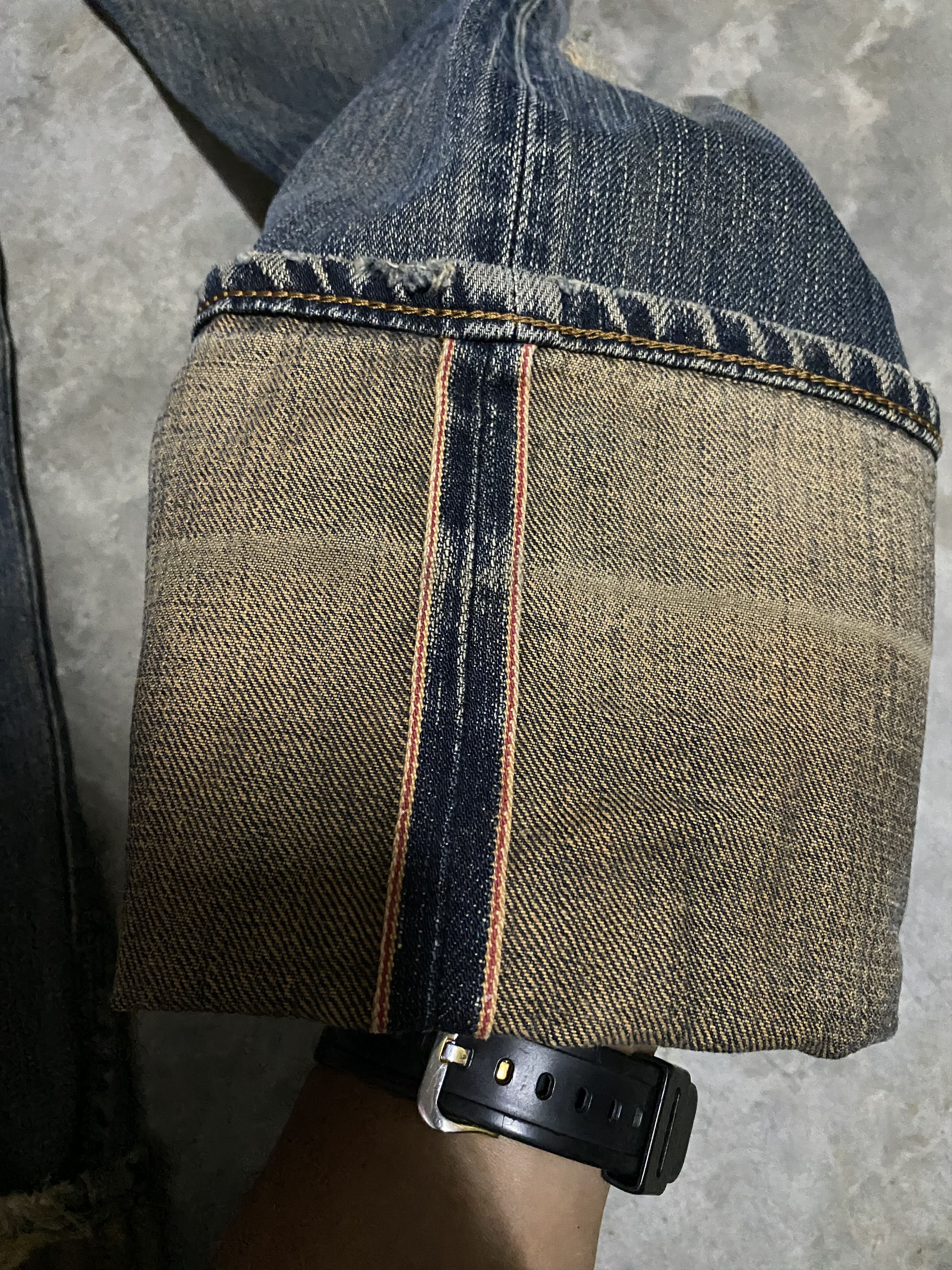 Edwin Vintage Edwin 505zx Mud Wash Selvedge Distressed Jeans Size US 32 / EU 48 - 8 Thumbnail