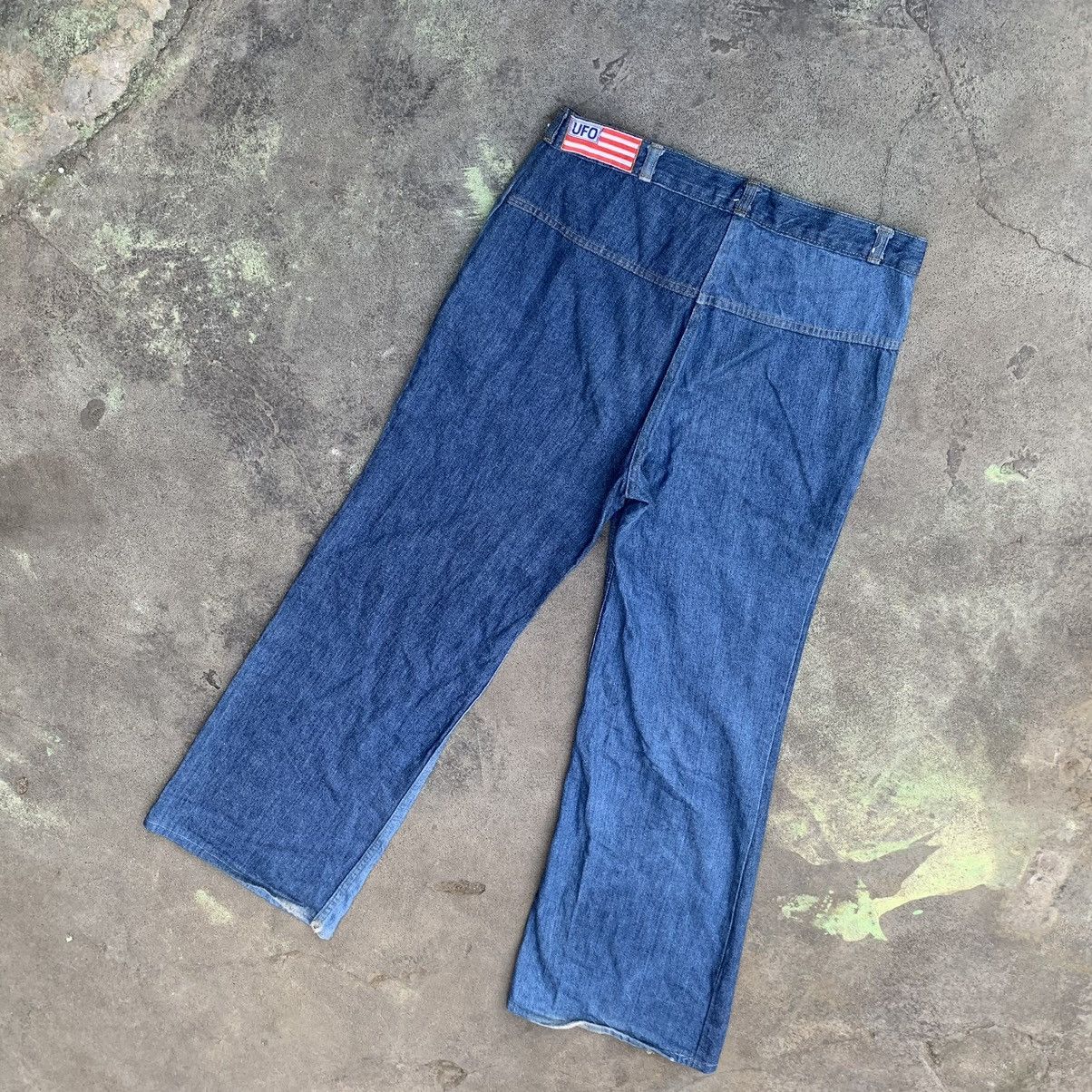 Japanese Brand UFO Flare jeans if six was nine style Size 29" - 6 Thumbnail