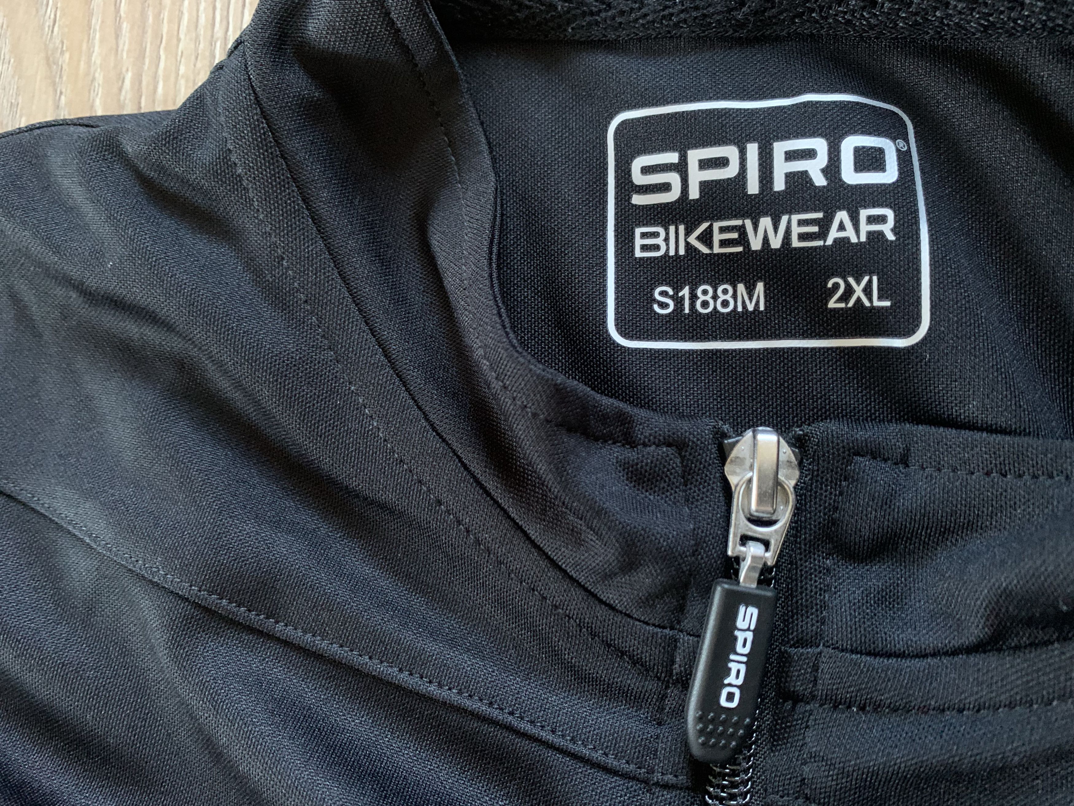 Bicycle Spiro Bikewear Full Zip Short Sleeve Cycling Jersey Size US XXL / EU 58 / 5 - 8 Thumbnail