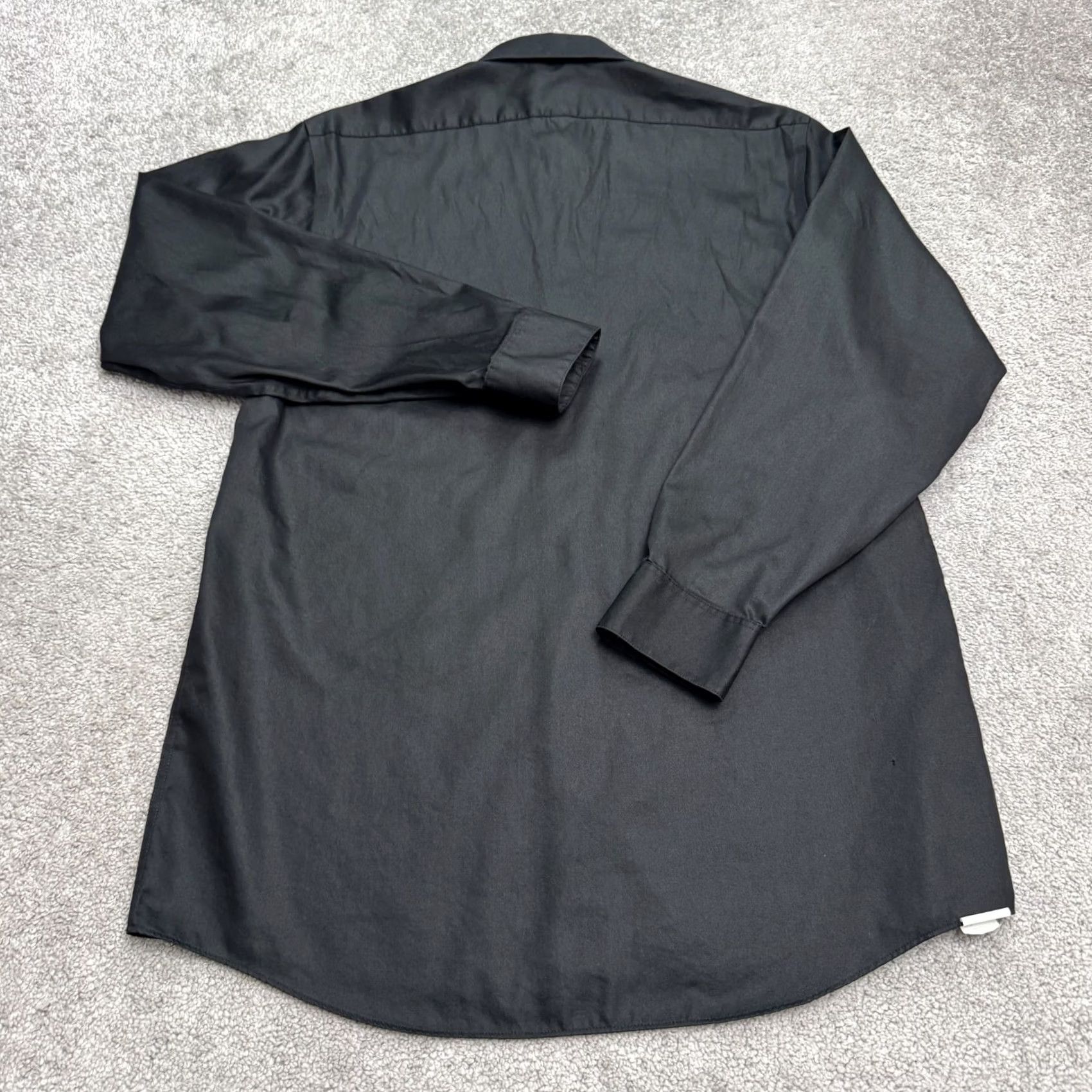 Arrow Arrow Dress Shirt Mens 15.5 Black 32/33 Non-Iron Classic Fit Shirt Dress Shirt Mens Regular Black Arrow 1851 VN? Size 42R - 2 Thumbnail