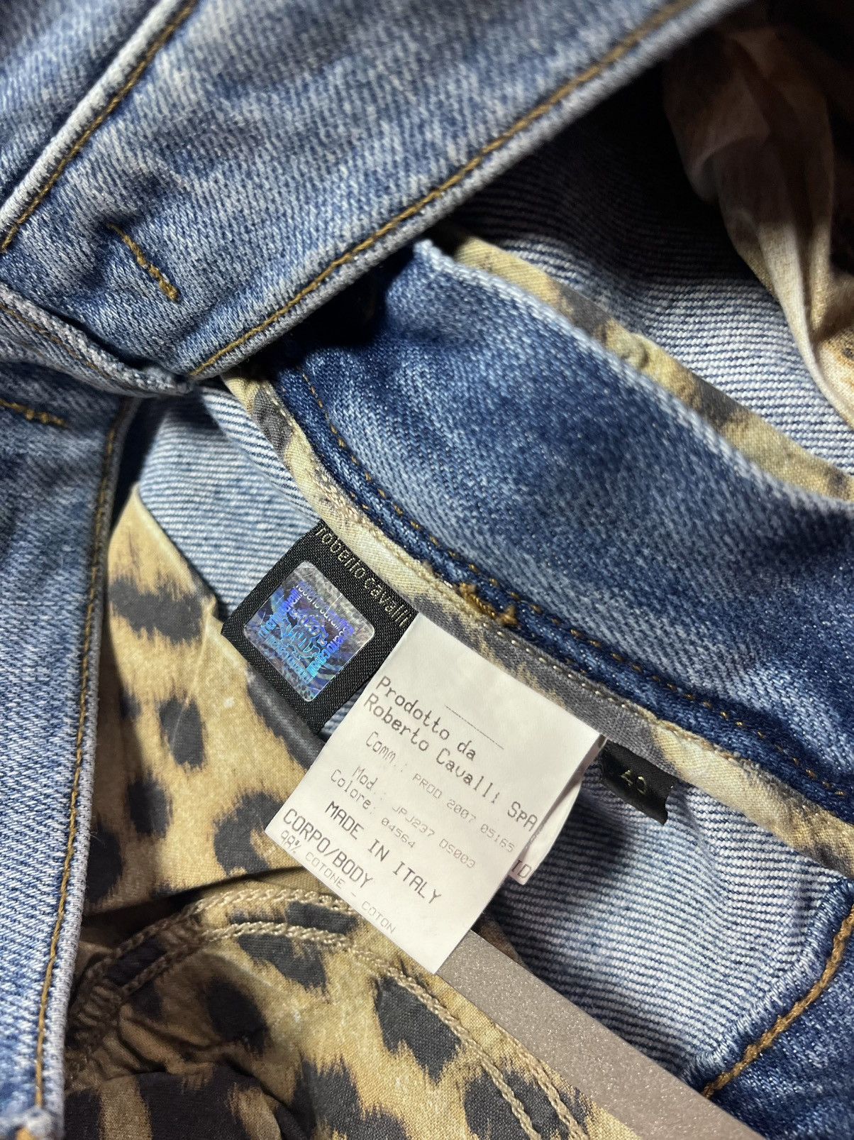 Roberto Cavalli Roberto Cavalli Rattlesnake Y2K Denim Jeans 38 M Size 28" / US 6 / IT 42 - 8 Thumbnail