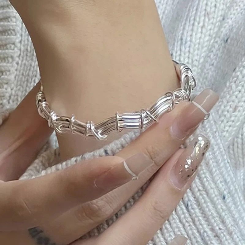 Jewelry × Vintage Lines Crossed Geometric Bracelet Size ONE SIZE - 4 Thumbnail