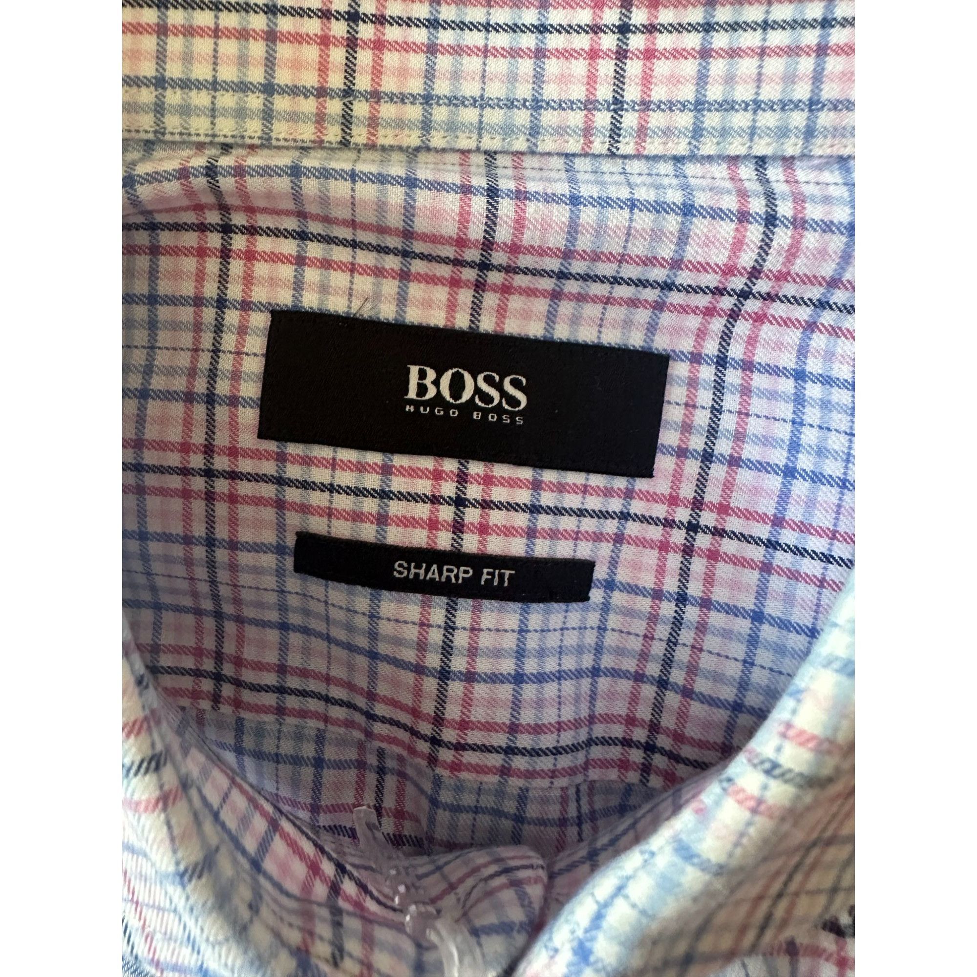 Hugo Boss BOSS Hugo Boss Men's Sharp Fit Plaid Shirt, multicolor 16 32 Size US M / EU 48-50 / 2 - 2 Thumbnail