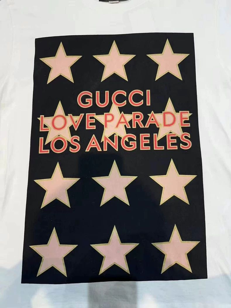 Gucci Gucci Star Letter Print Short Sleeve-2507 Size US L / EU 52-54 / 3 - 3 Thumbnail