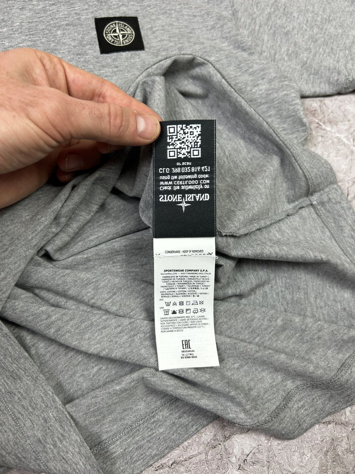 Massimo Osti × Stone Island Rare Y2K Stone Island T-shirt Patch Program Box Logo Tee Size US M / EU 48-50 / 2 - 7 Thumbnail
