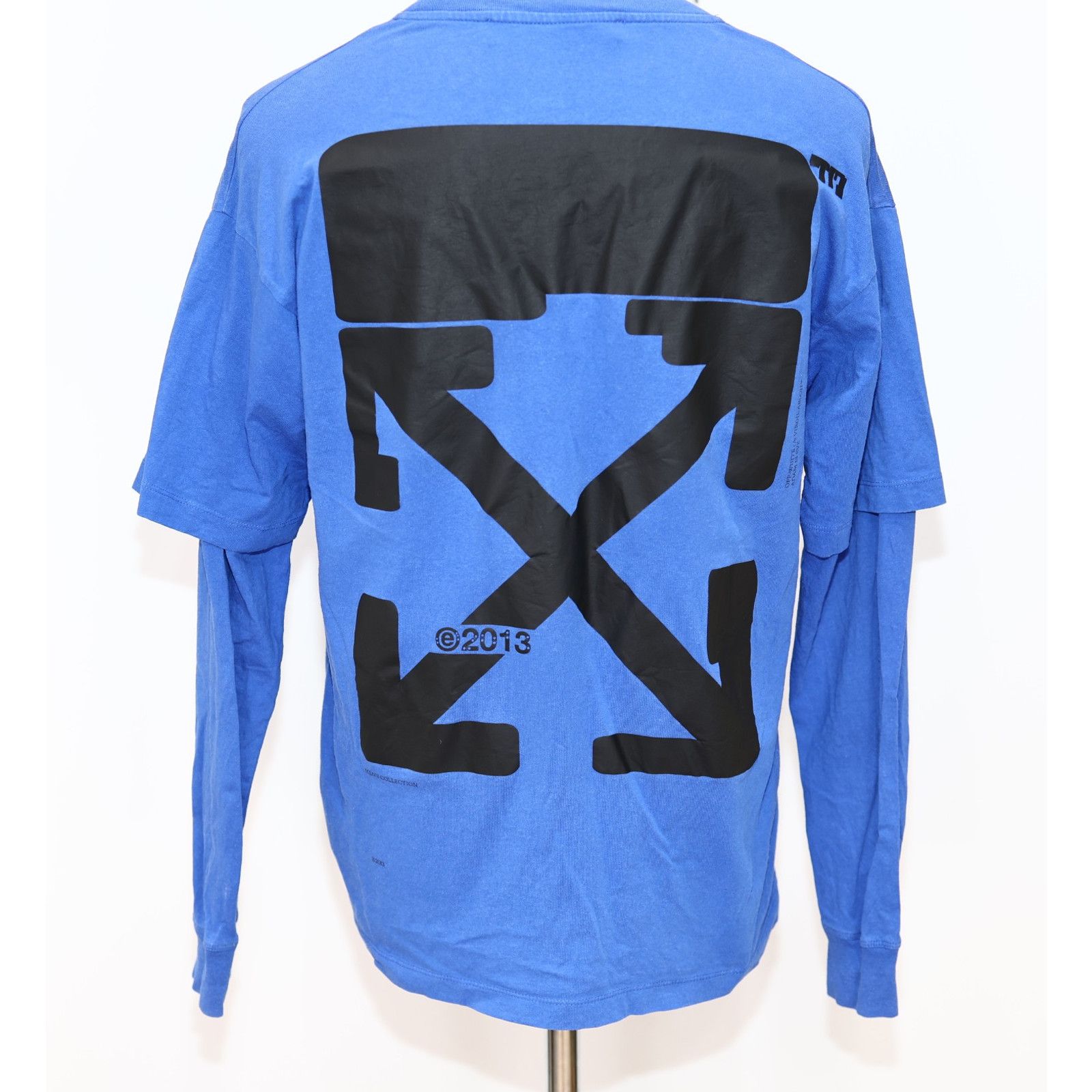 Off-White OFF-WHITE Tech Marker Double Sleeve Oversized T-Shirt 2013 S Size US S / EU 44-46 / 1 - 4 Thumbnail