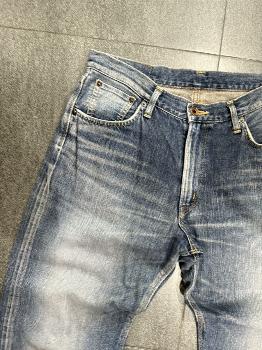 Edwin × Vintage 90’s EDWIN 505ZX RARE BACK POCKET LOGO RETRO DENIM PANTS Size US 35 - 9 Thumbnail