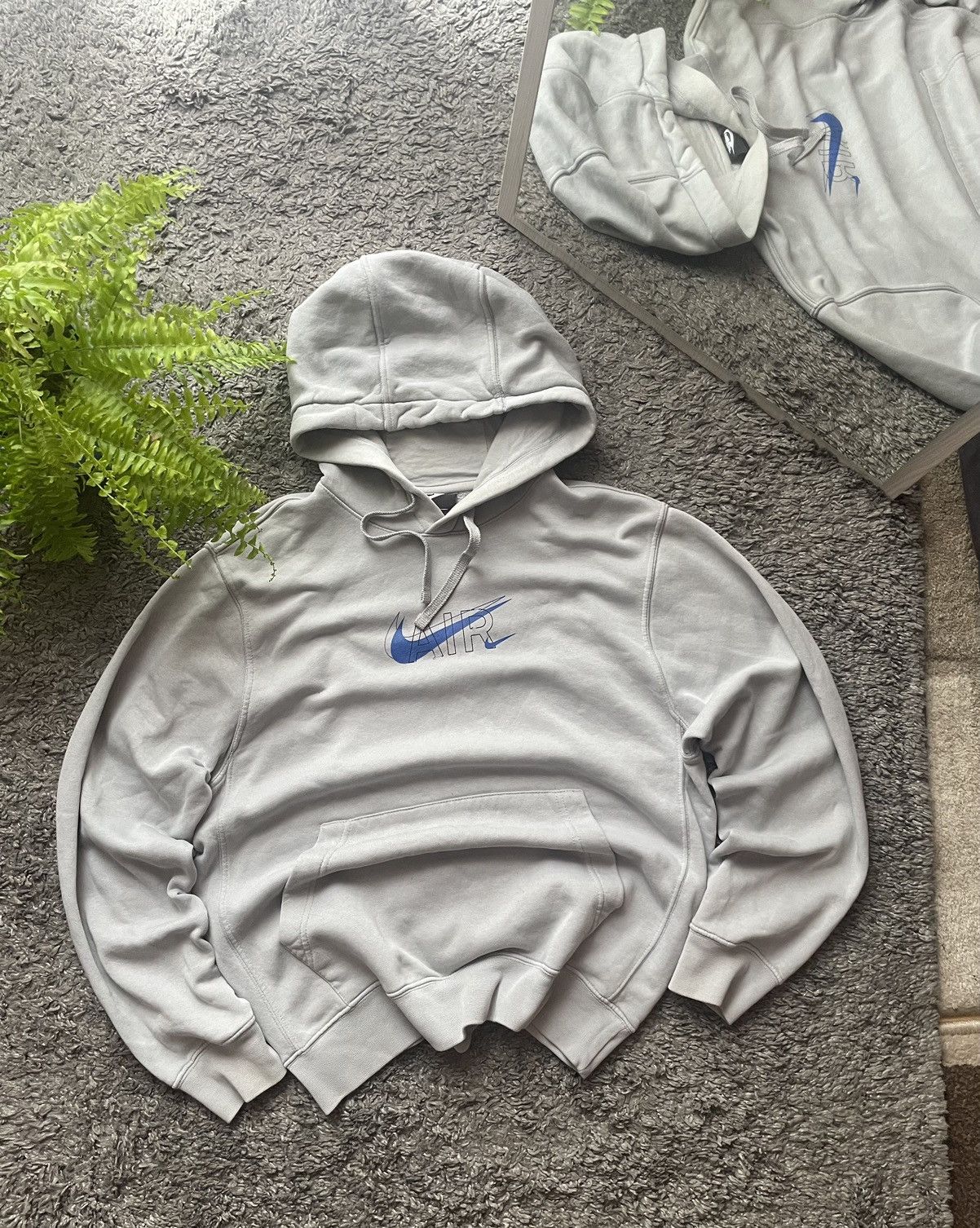 Nike × Vintage Nike Hoodie Streetwear Vintage Big Logo Swoosh Size US S / EU 44-46 / 1 - 8 Thumbnail