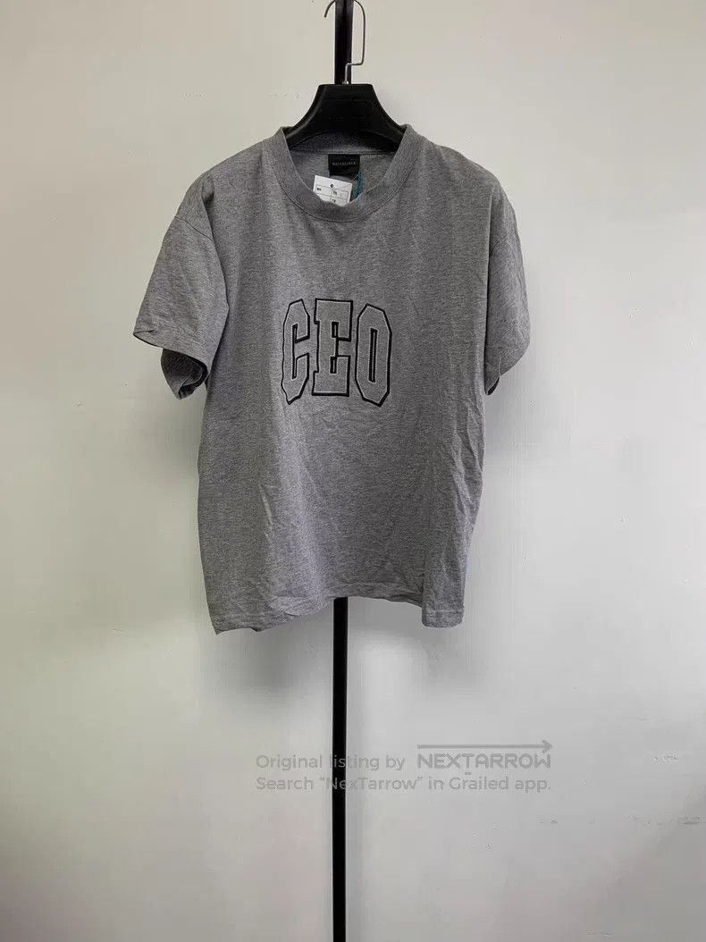 Balenciaga Balenciaga Blended Round Neck Knit T-Shirt Size US S / EU 44-46 / 1 - 1 Thumbnail