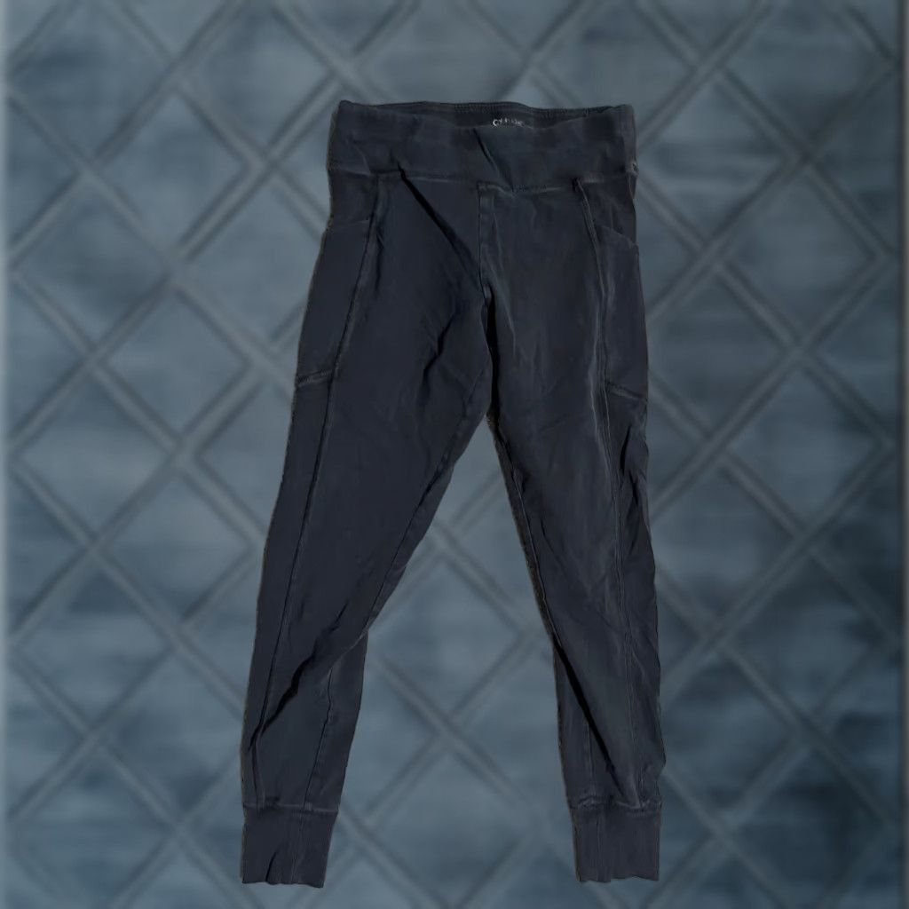 Calvin Klein Calvin Klein Performance Capris Womens S Black Leggings Spellout Logo Quick Dry Size 28" / US 6 / IT 42 - 1 Thumbnail