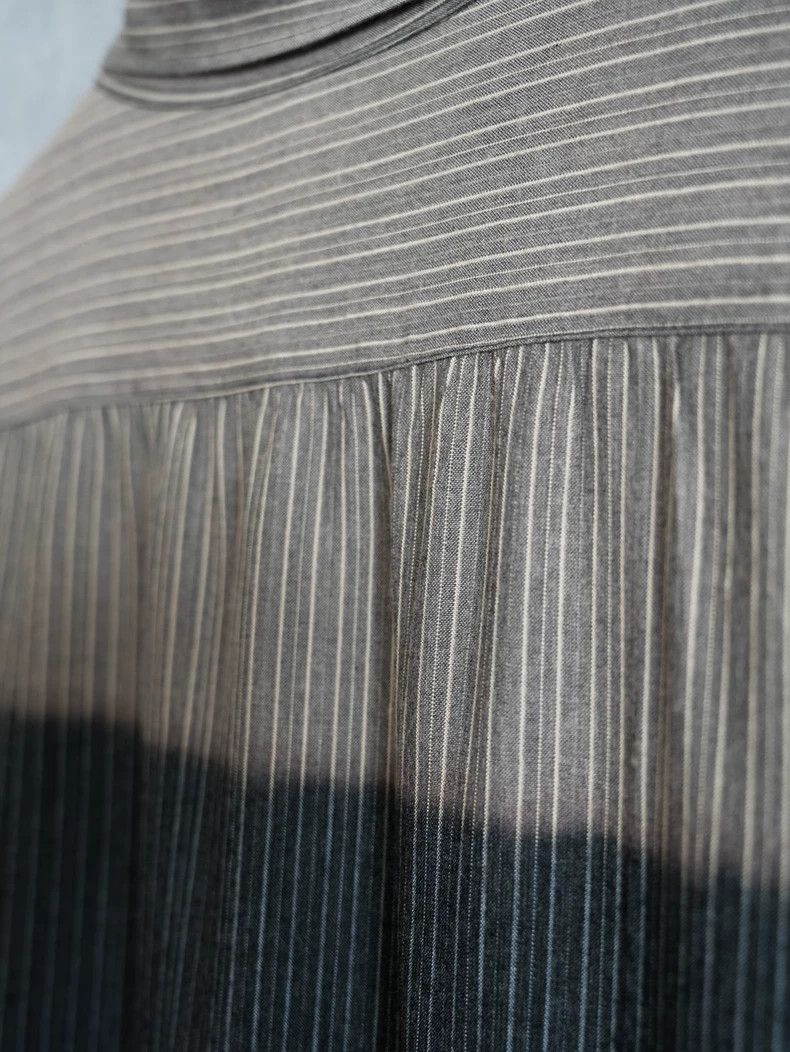 Yohji Yamamoto Yohji Yamamoto96AW Bleach Period Stripe Faded Shirt 2503-Ne Size US M / EU 48-50 / 2 - 6 Thumbnail
