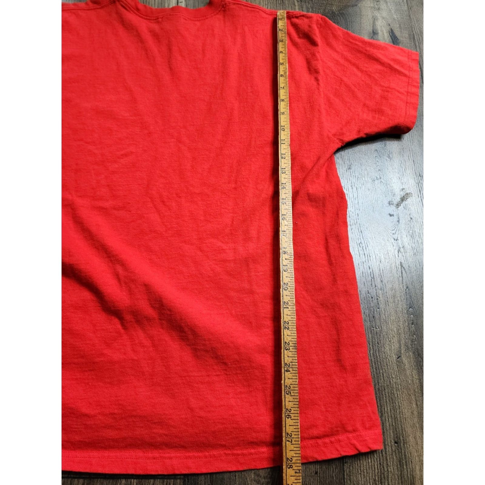 Fruit Of The Loom VINTAGE Men's XL Mickey Gilley Theatre Branson Missouri Country T-Shirt 2000s Red Short Sleeve Size US XL / EU 56 / 4 - 3 Thumbnail