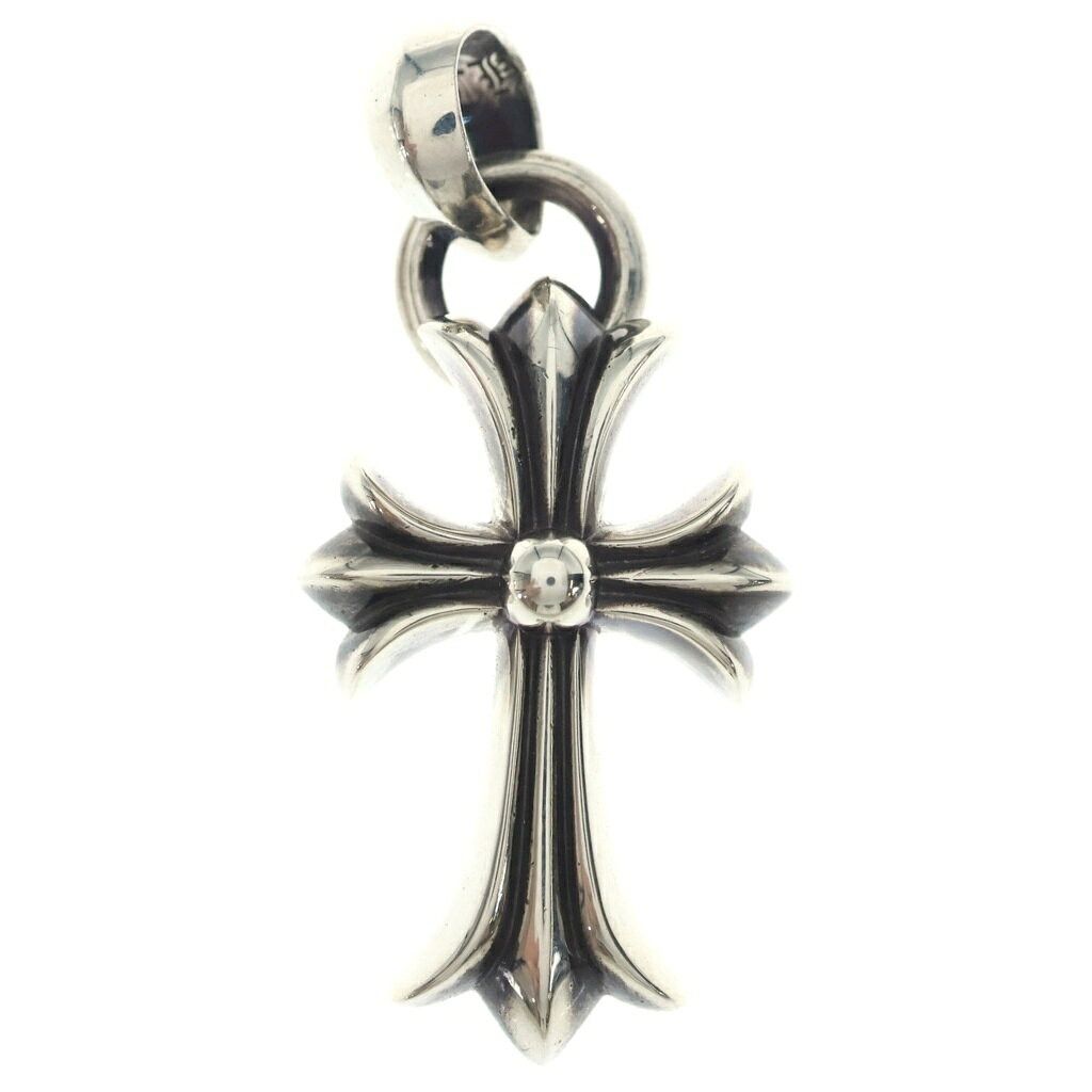 【専用】Chrome Hearts CH Cross Small W Bale Chrome Hearts CH Small Cross with Bale in .925 | Grailed