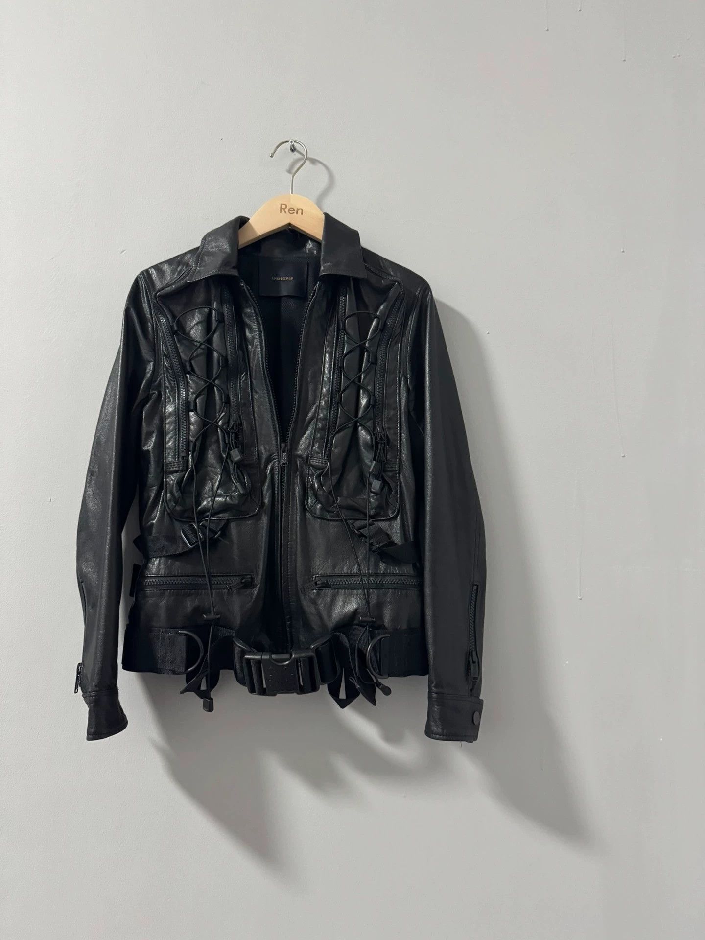 Undercover Undercover runway combat vest/backpack leather jacket Size S / US 4 / IT 40 - 5 Thumbnail