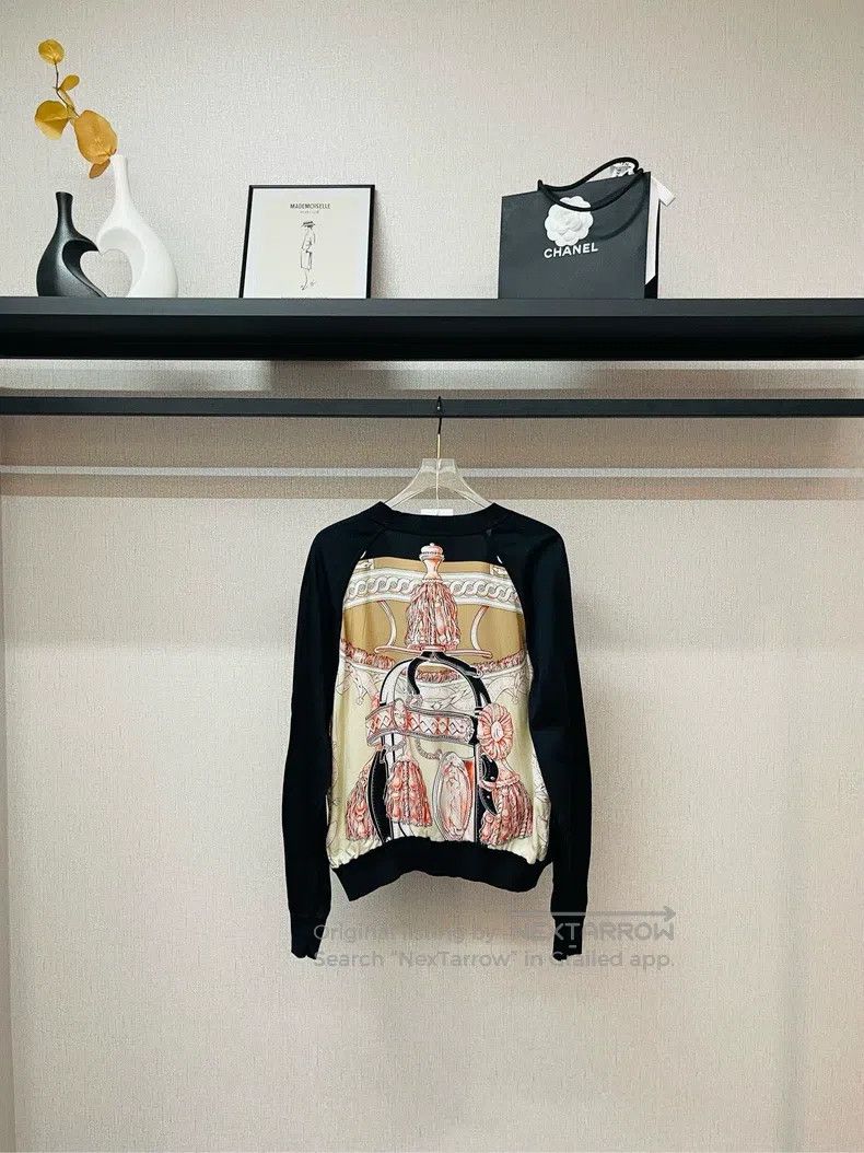 Hermes Hermes Black Silk Blend Air Conditioner Cardigan Size XS / US 0-2 / IT 36-38 - 2 Thumbnail