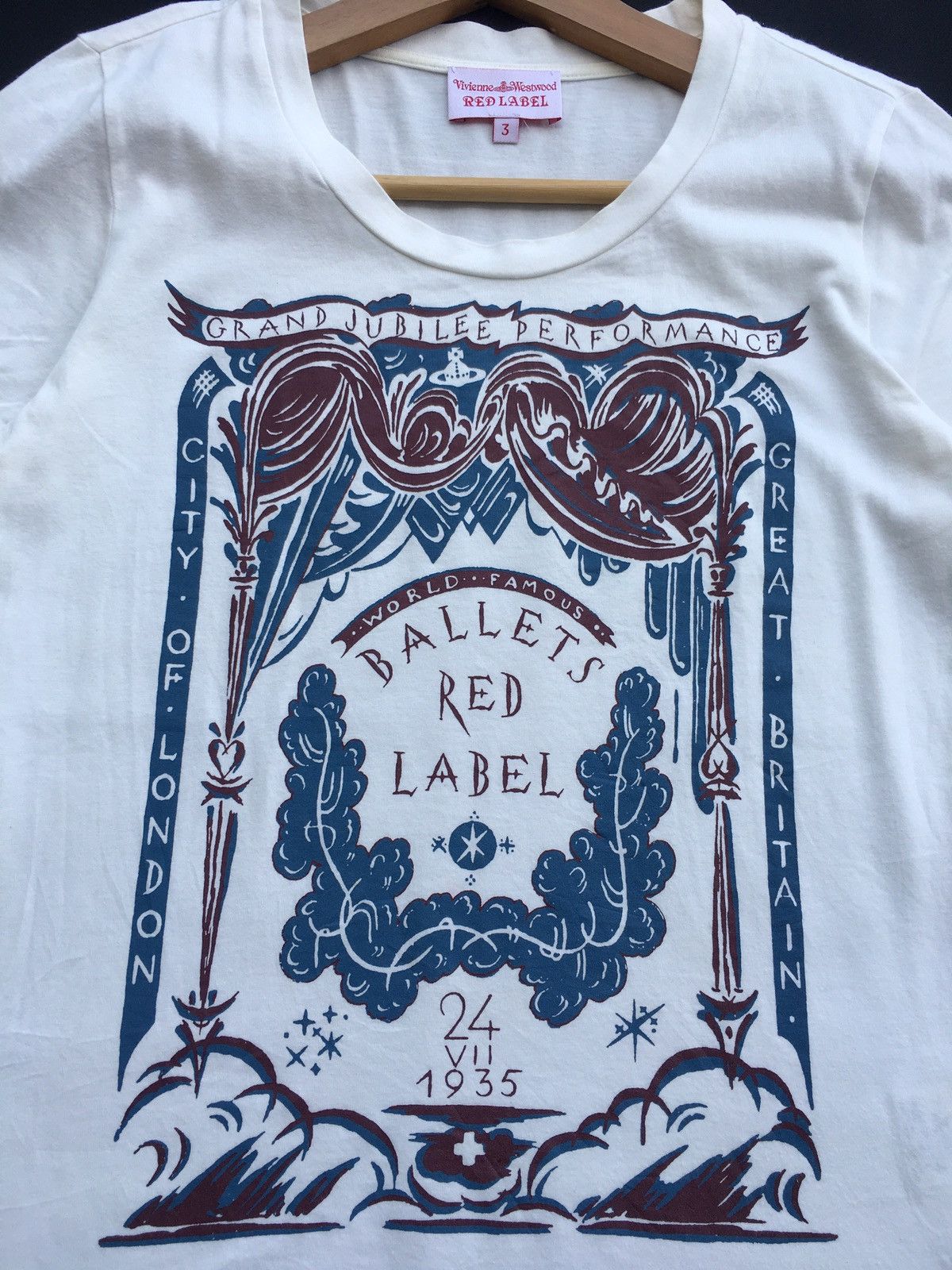 Vivienne Westwood Rare Vintage Vivienne Westwood Ballets Red Label Tshirt Size S / US 4 / IT 40 - 6 Thumbnail