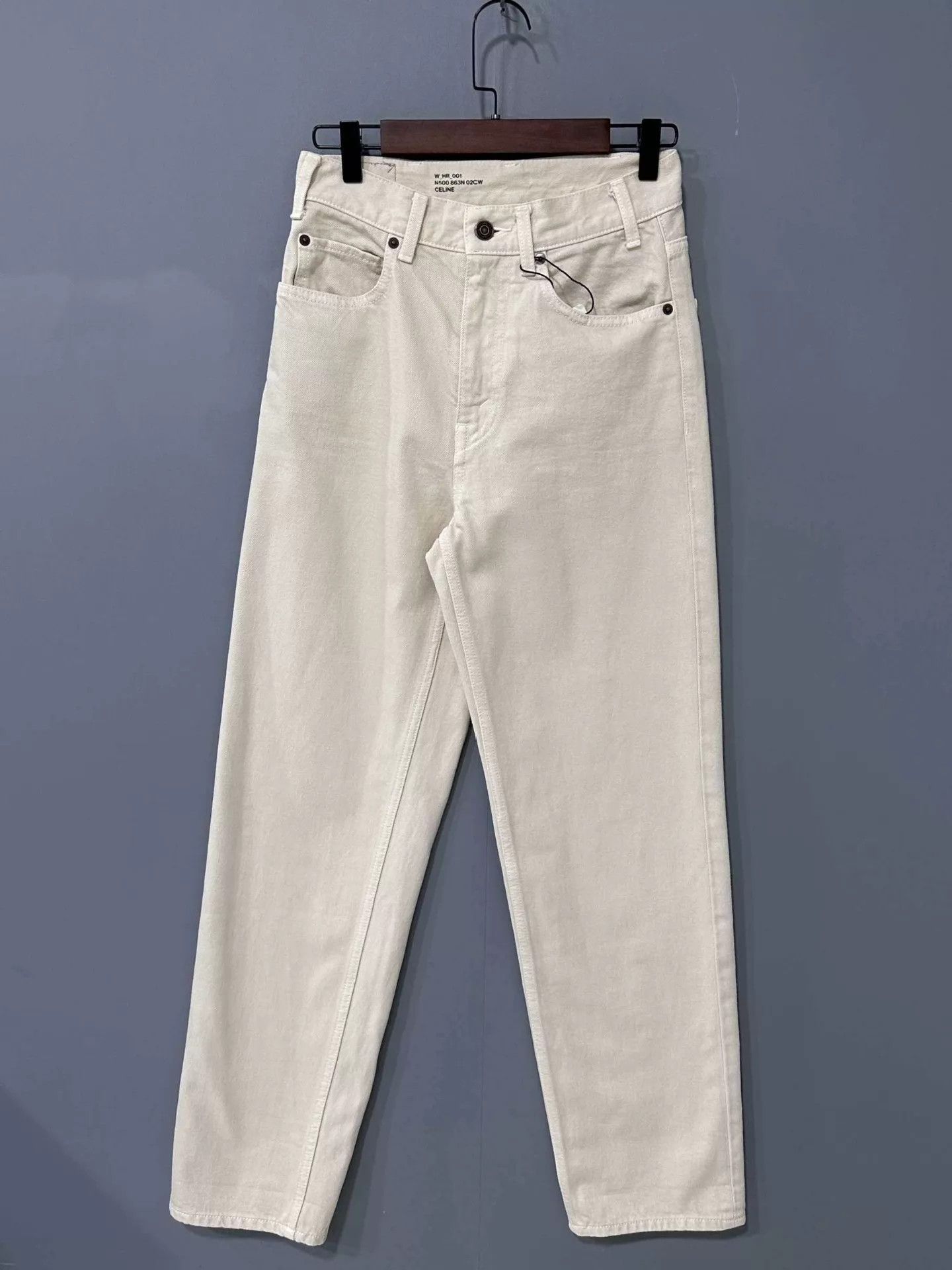 Celine Celine White Jeans Women's 26 99 New Size 26" / US 2 / IT 38 - 1 Thumbnail