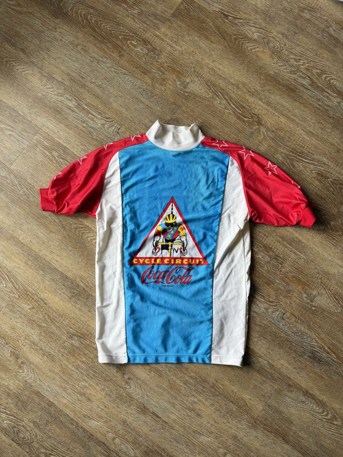 Coca Cola × Vintage Vintage 1986 Coca-Cola Circuit Cycling Jersey Size US L / EU 52-54 / 3 - 1 Thumbnail