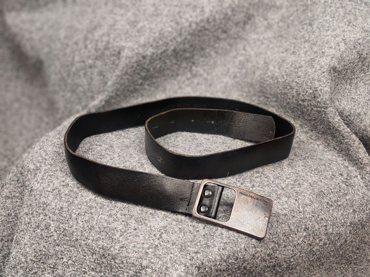 G-Star Vintage G Star Raw Leather Belt Logo If Six Was Nine Style Size ONE SIZE - 7 Thumbnail