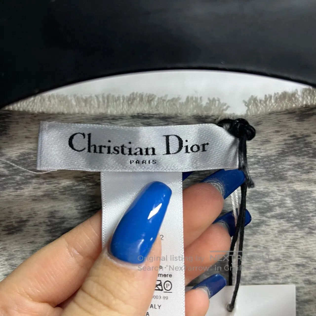 Dior Dior Printed sleeveless cloak or cloak-like garment| Size ONE SIZE - 2 Thumbnail