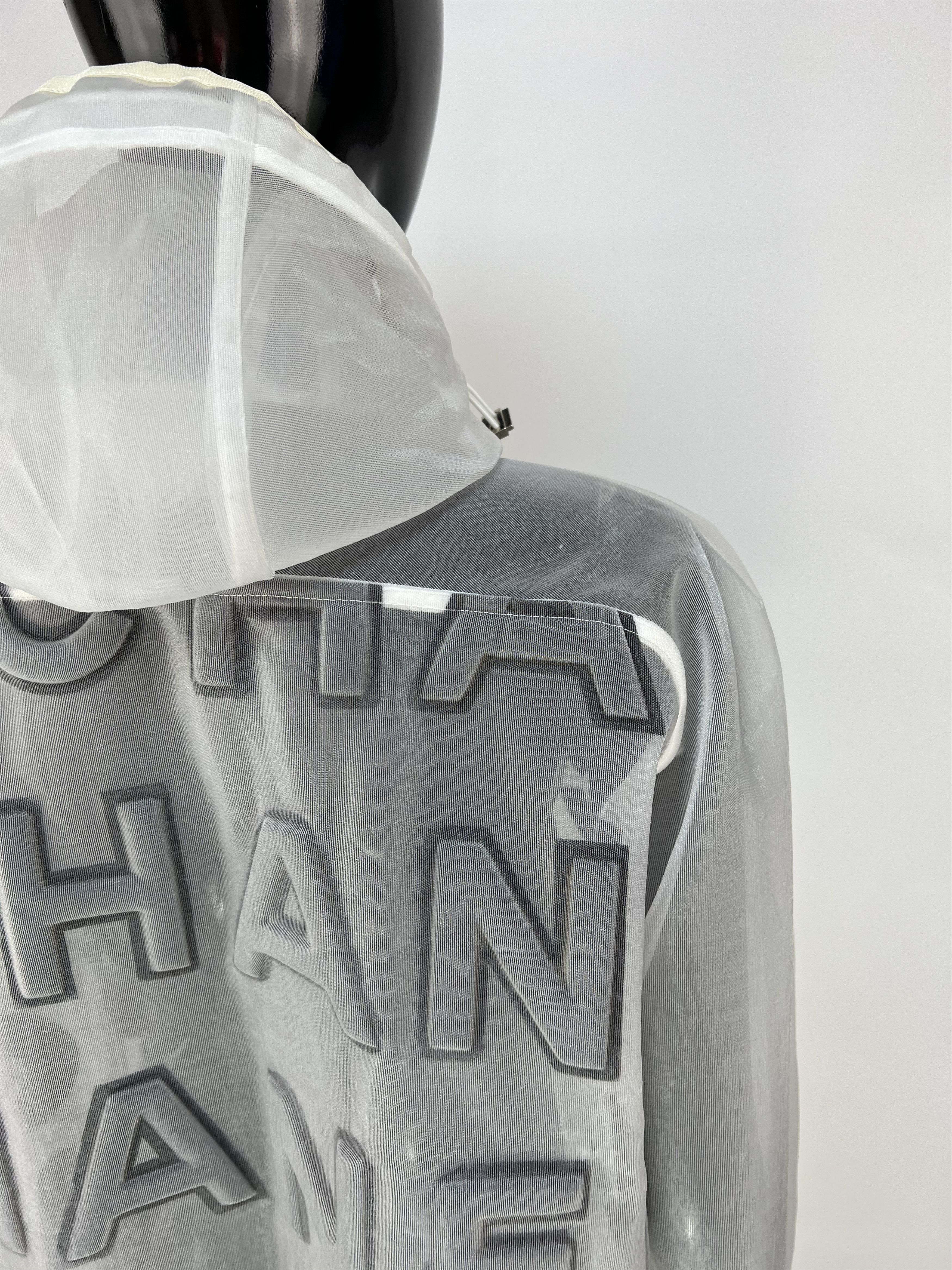 Chanel Chanel Logo Nylon Full Zip Hooded Jacket Size 36 Size XS / US 0-2 / IT 36-38 - 10 Thumbnail