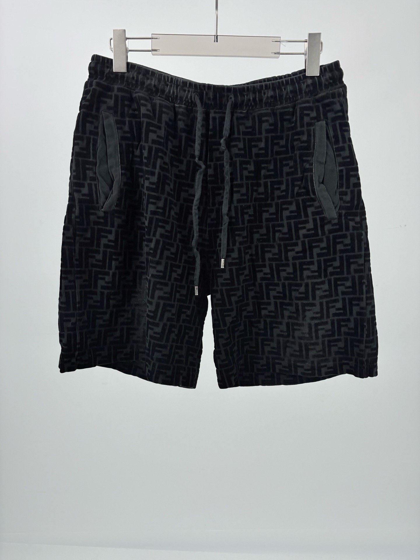 Fendi Fendi Flocked FF Logo Shorts Size US 34 / EU 50 - 1 Thumbnail