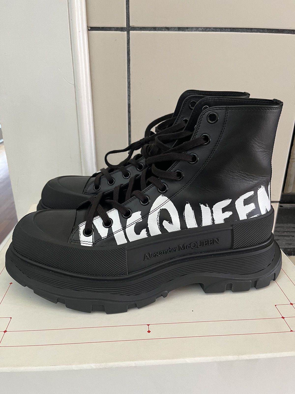 image of Alexander Mcqueen Shoes in Black, Men's (Size 11)