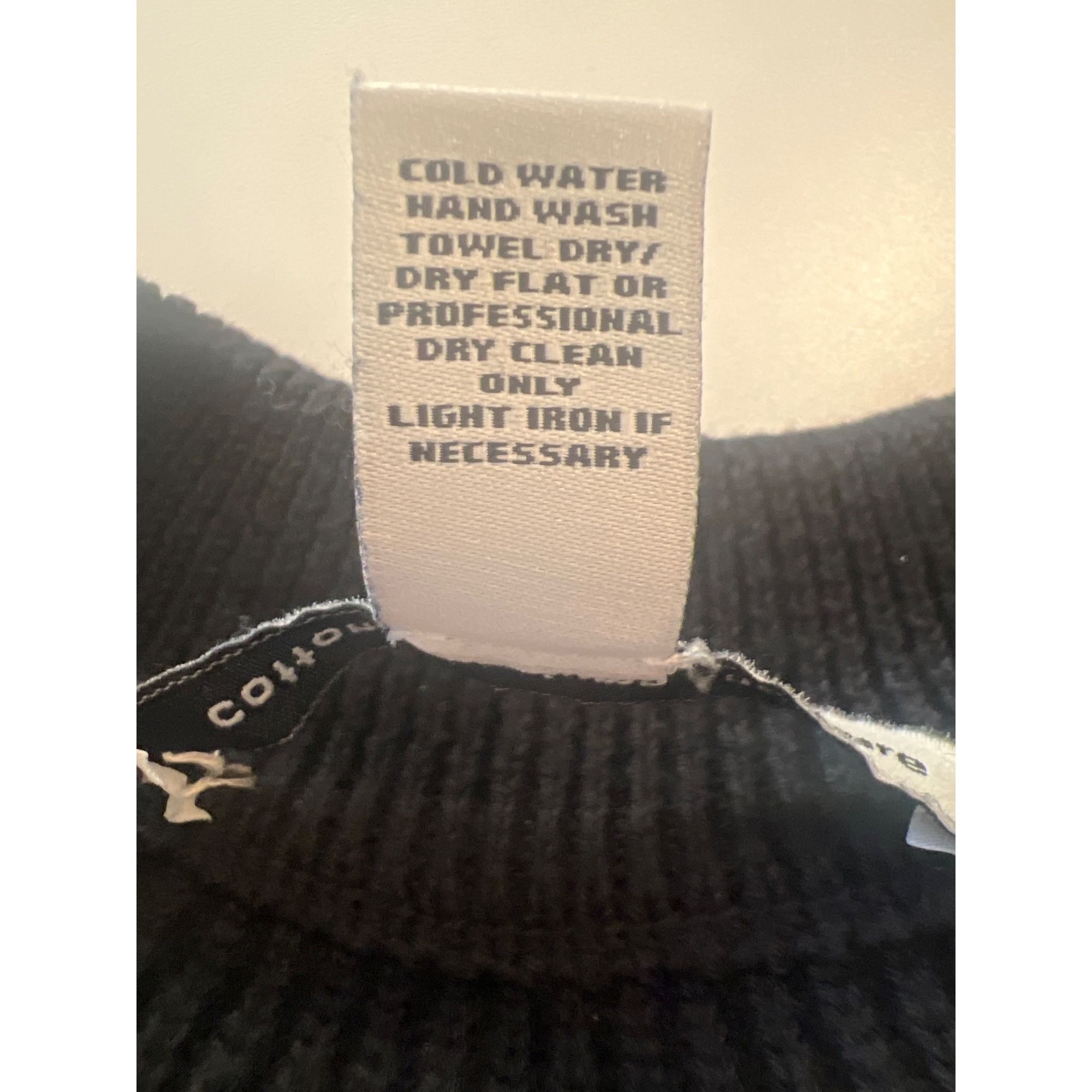 Other Cotton By Autumn Cashmere Black Sleeveless Shaker Top Size M / US 6-8 / IT 42-44 - 6 Thumbnail