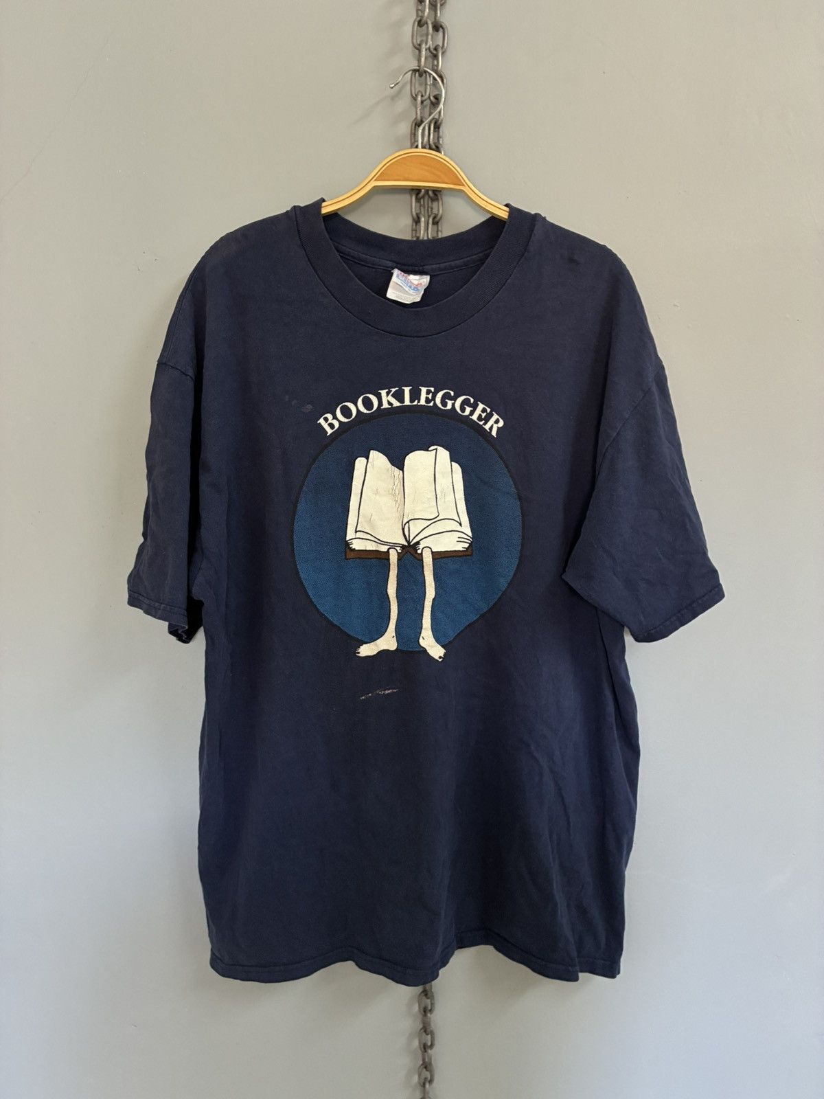 Vintage Vintage 90s Booklegger t shirt Size US XL / EU 56 / 4 - 1 Thumbnail