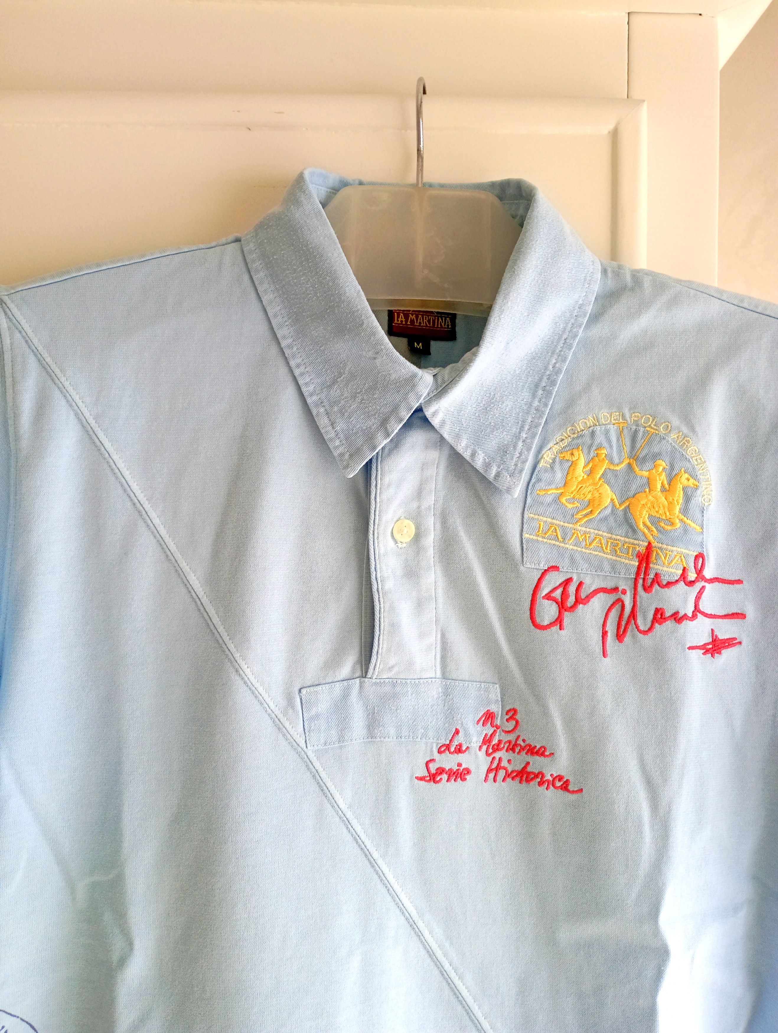 La Martina × Vintage La Martina Polo Rugby Tshirt Size M Size US M / EU 48-50 / 2 - 2 Thumbnail