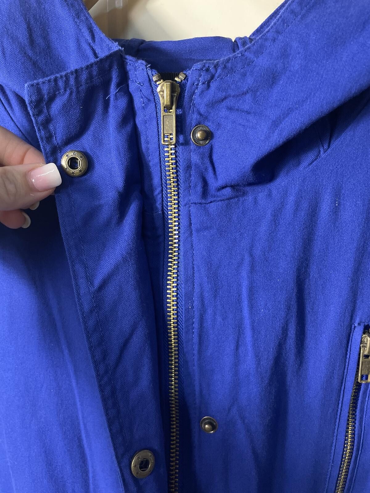 Other Zenana Outfitters Utility Vest Hooded Women's 2X Royal Blue Size XL / US 12-14 / IT 48-50 - 5 Thumbnail