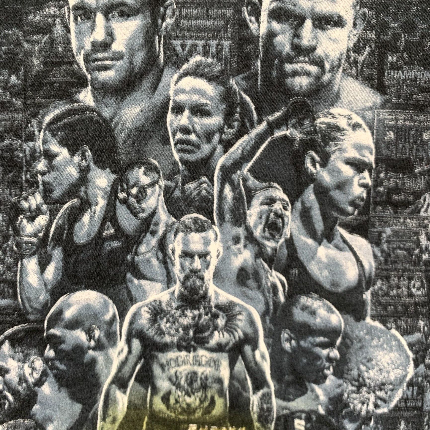 Reebok Men’s T Shirt UFC 25 Lots Of Fighters Graphic Reebok Size Medium Thin Black Size US M / EU 48-50 / 2 - 6 Thumbnail