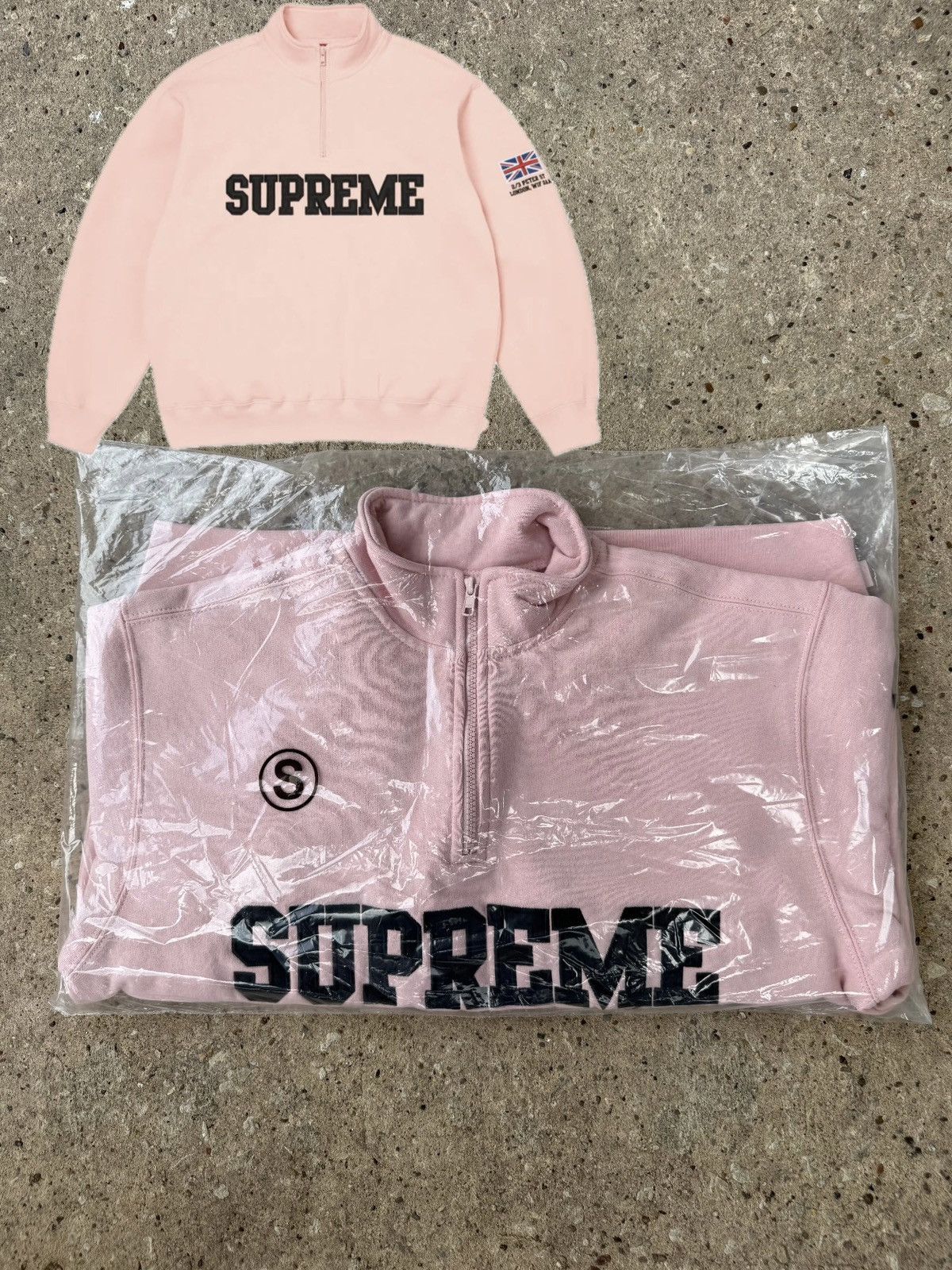 Supreme Supreme SS26 Shop Flag Half Zip Pullover Size Small S Size US S / EU 44-46 / 1 - 1 Thumbnail