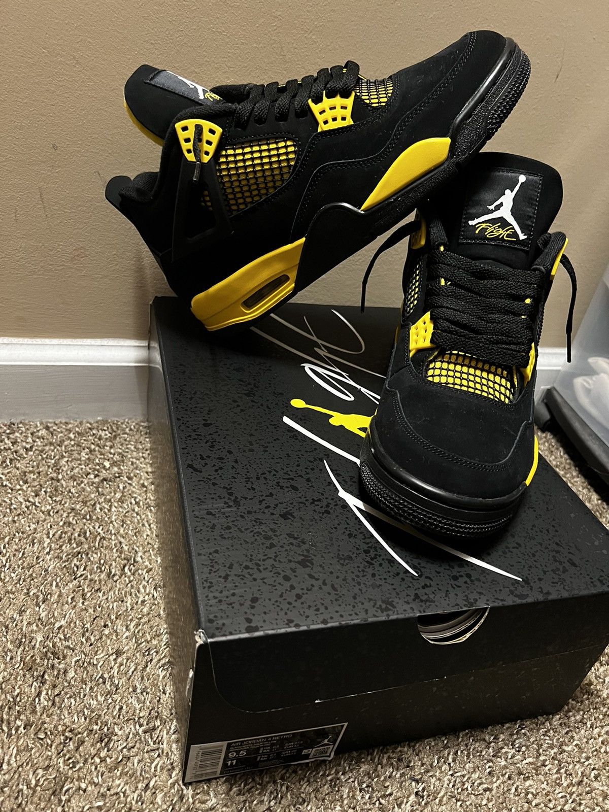 Jordan Brand Air Jordan 4 “Thunder Yellow” Grailed