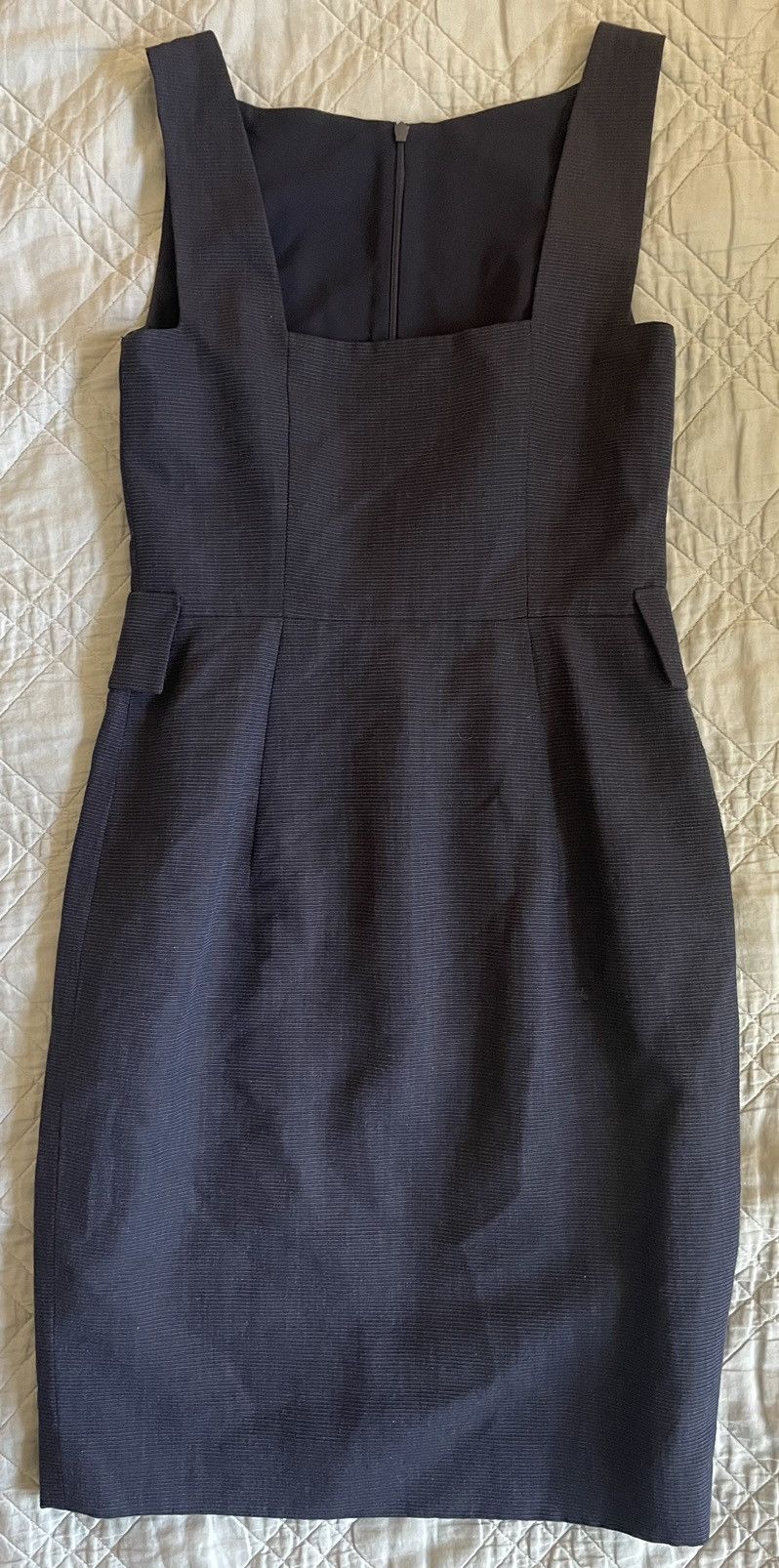 Akris Square neck sheath dress with waist faux-pocket detail Size S / US 4 / IT 40 - 1 Thumbnail