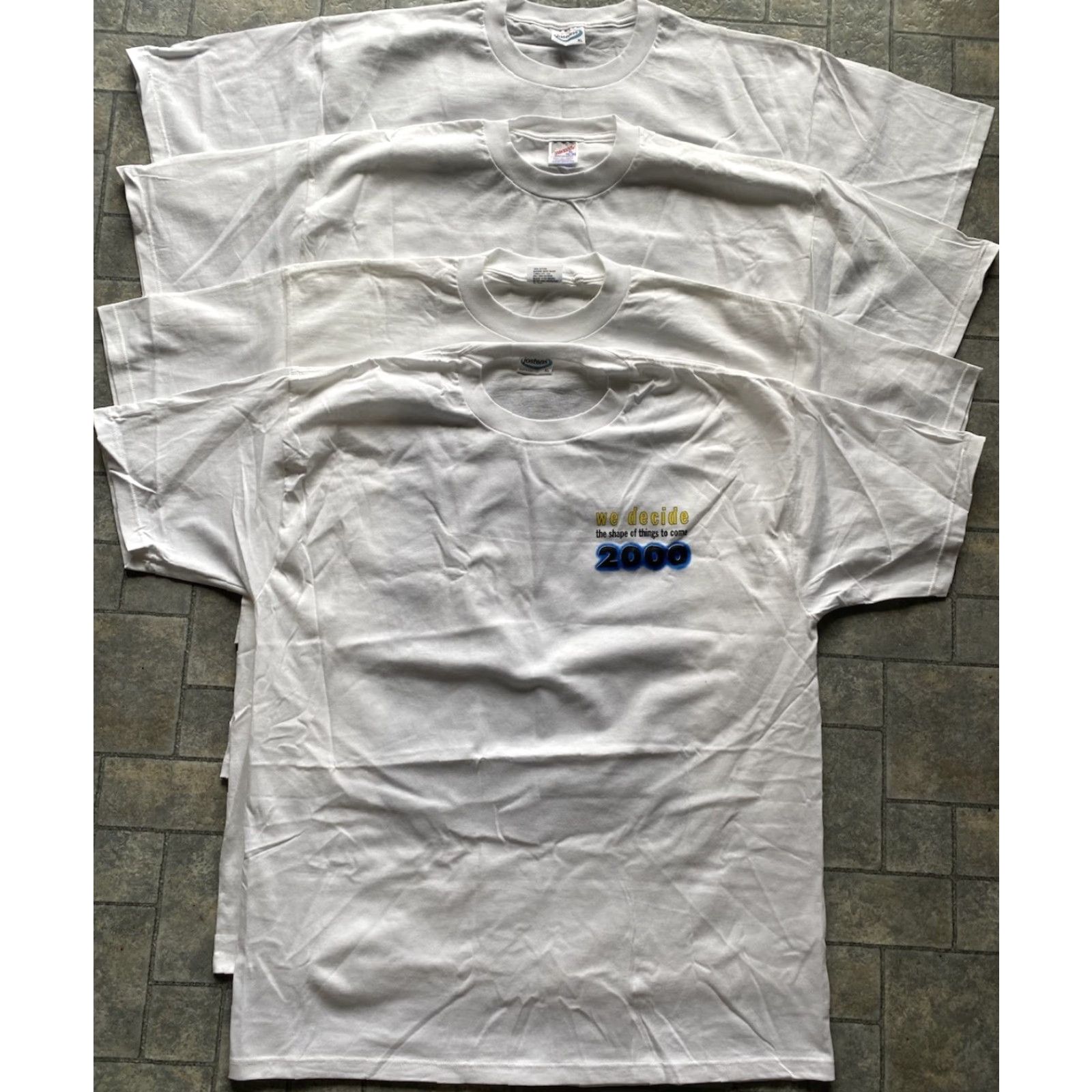 Vintage VINTAGE Y2K 2000 CLASS RING SHIRTS Men’s XL World Globe Jostens Jerzees Lot Of 4 Size US XL / EU 56 / 4 - 2 Thumbnail