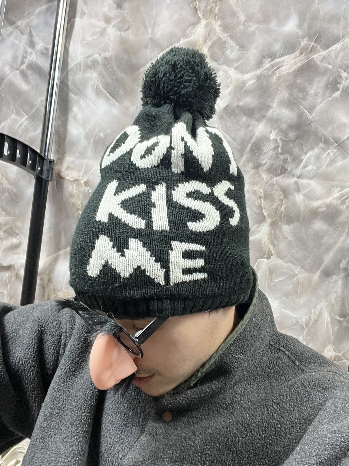 Vintage Vintage "Don't Kiss Me" Y2k Hat Size ONE SIZE - 2 Thumbnail