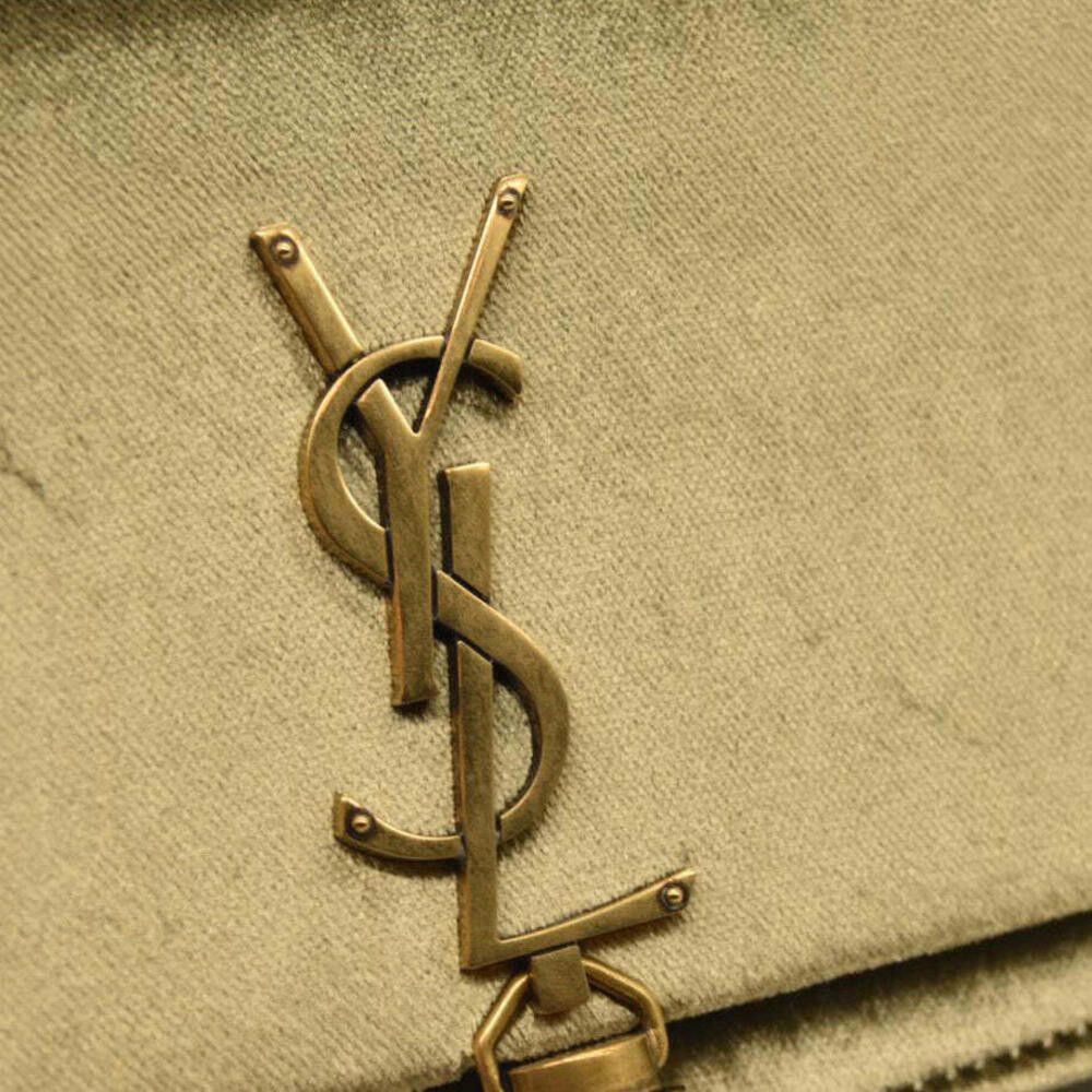Yves Saint Laurent SAINT LAURENT Velvet Medium Monogram Kate Tassel Bag Size ONE SIZE - 6 Thumbnail