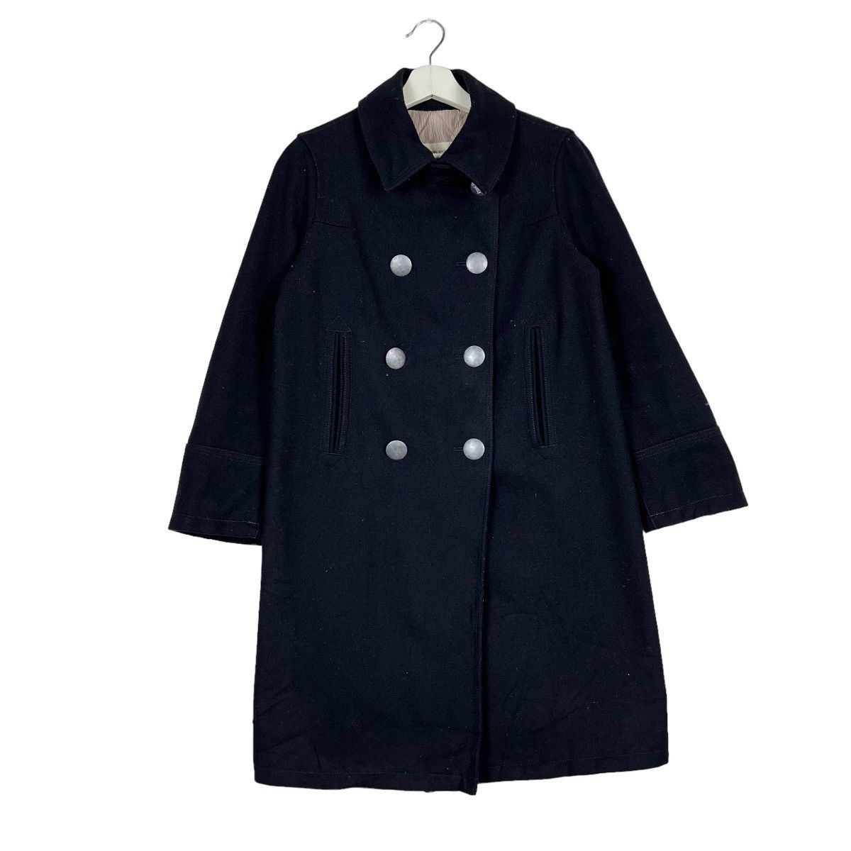 Issey Miyake 🔥 DARK BLUE TSUMORI CHISATO X ISSEY MIYAKE WOOL COAT Size US S / EU 44-46 / 1 - 2 Thumbnail